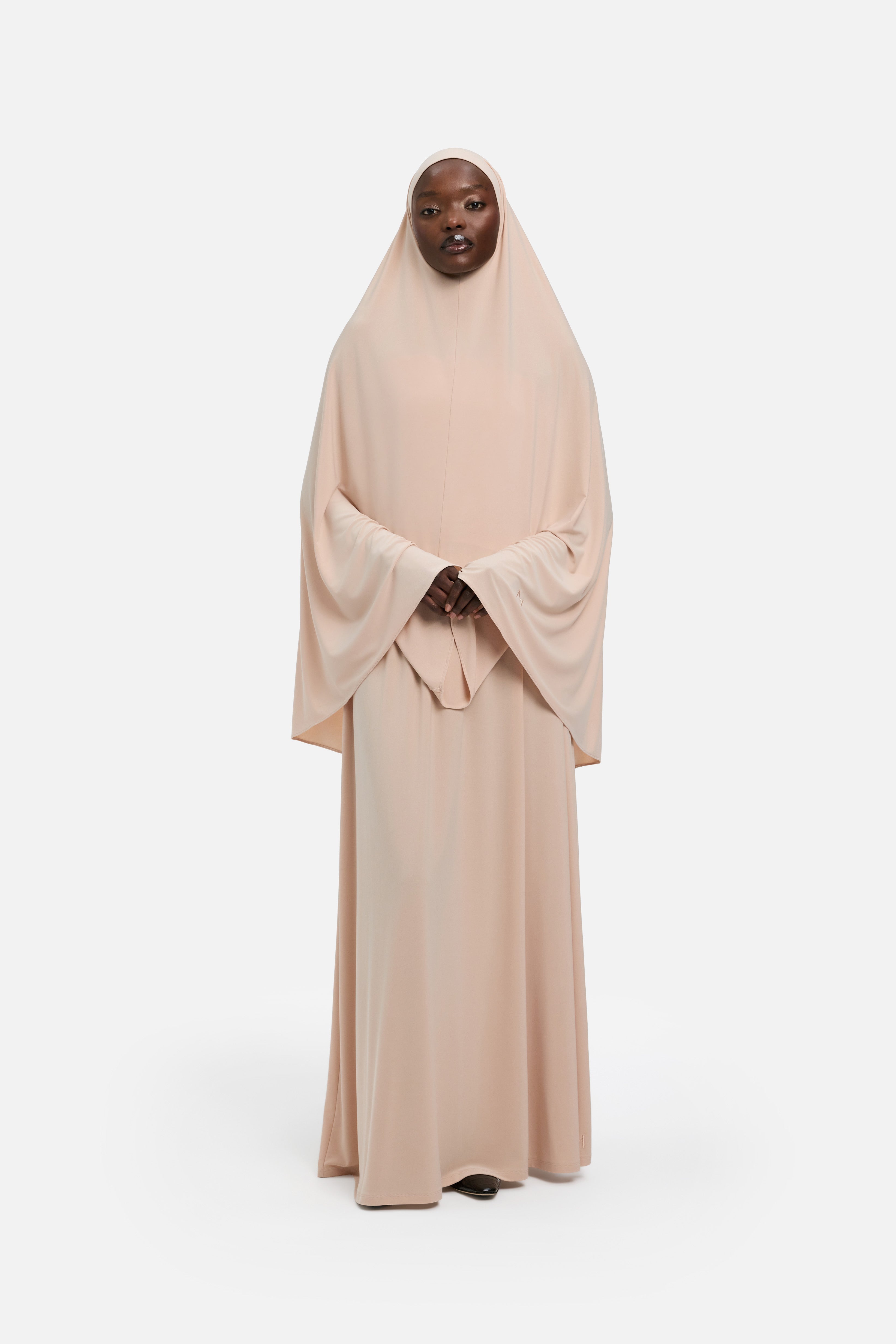 Premium Jersey Prayer Skirt | Dark Rose