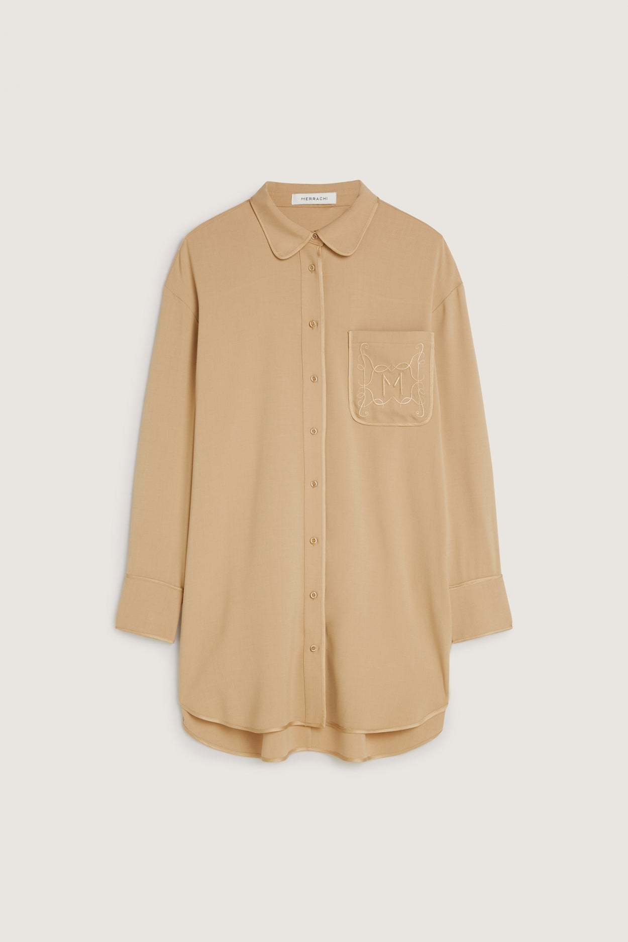 Woven Shirt | Almond