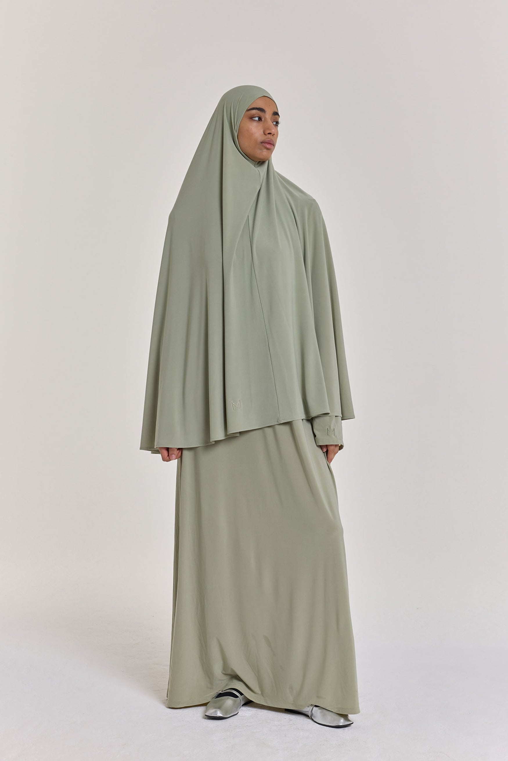 Premium Jersey Khimaar | Sage
