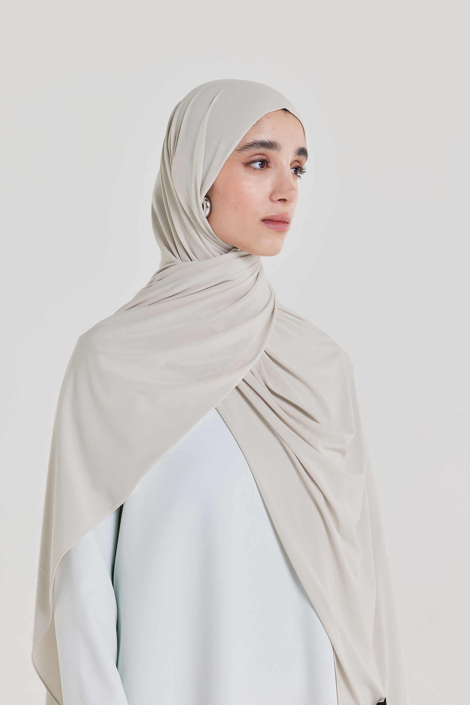 Premium Jersey Scarf | Biscuit