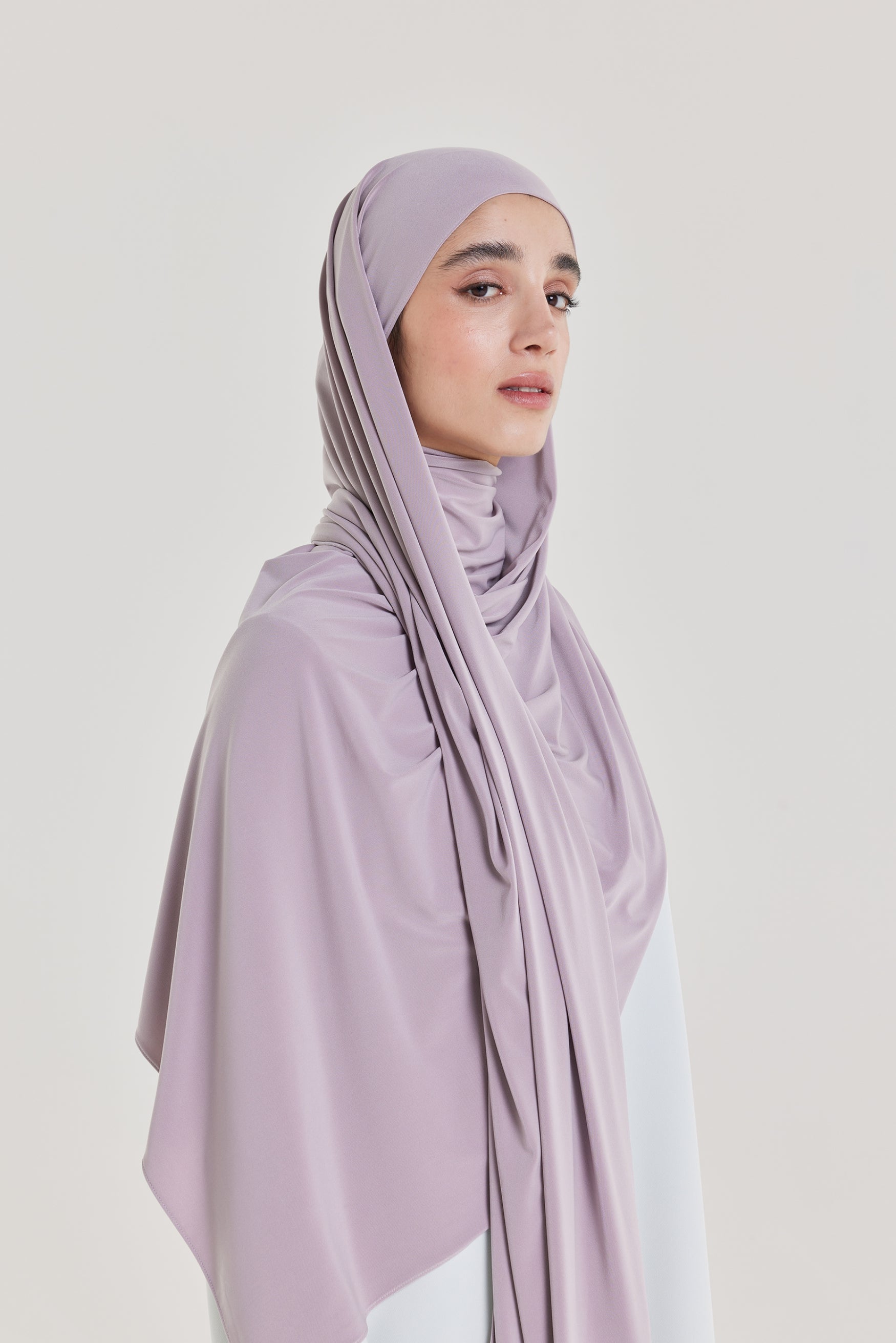 Premium Jersey Scarf | Purple Ash