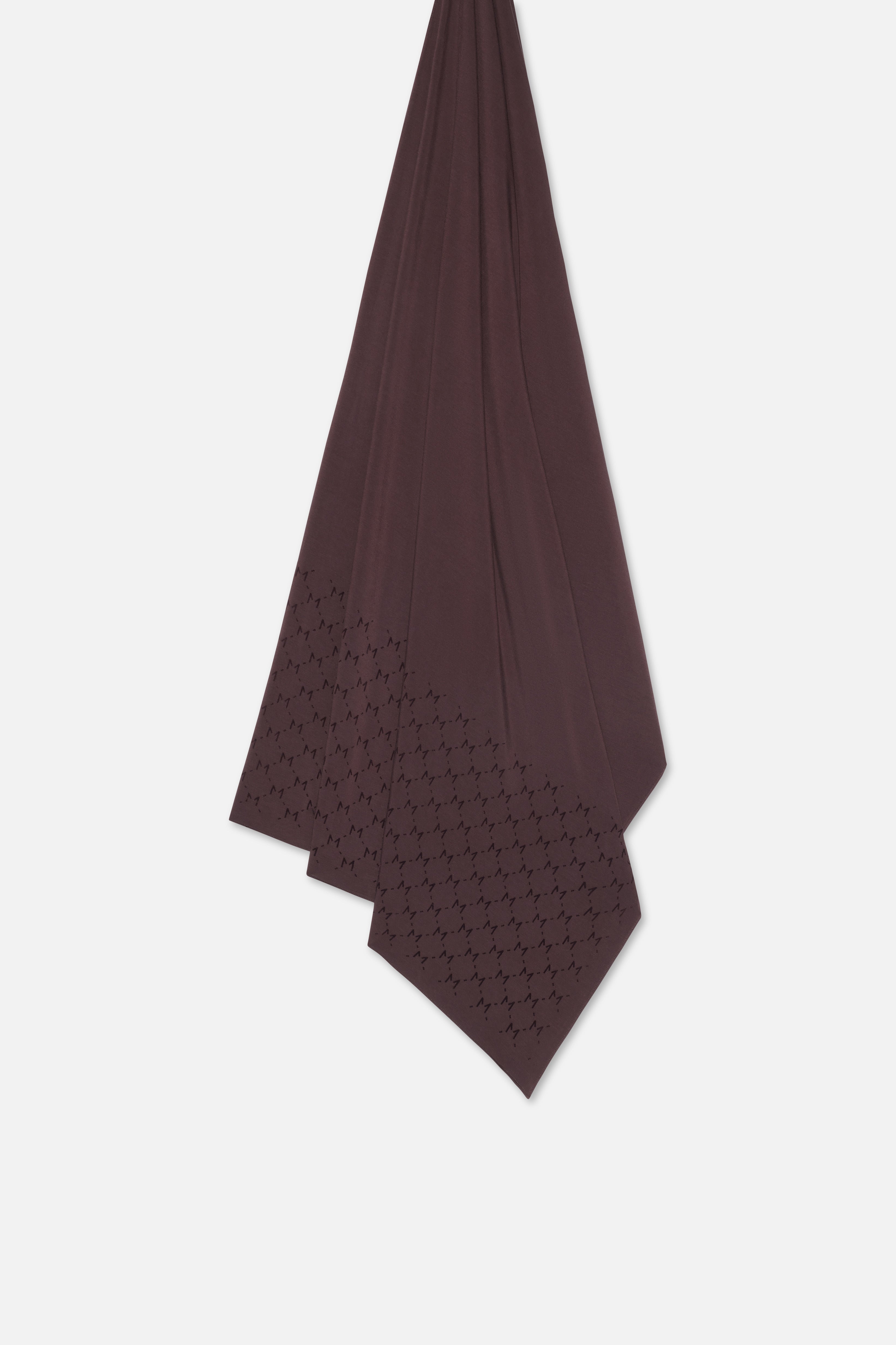 The Monogram Flock Bamboo | Dark Brown