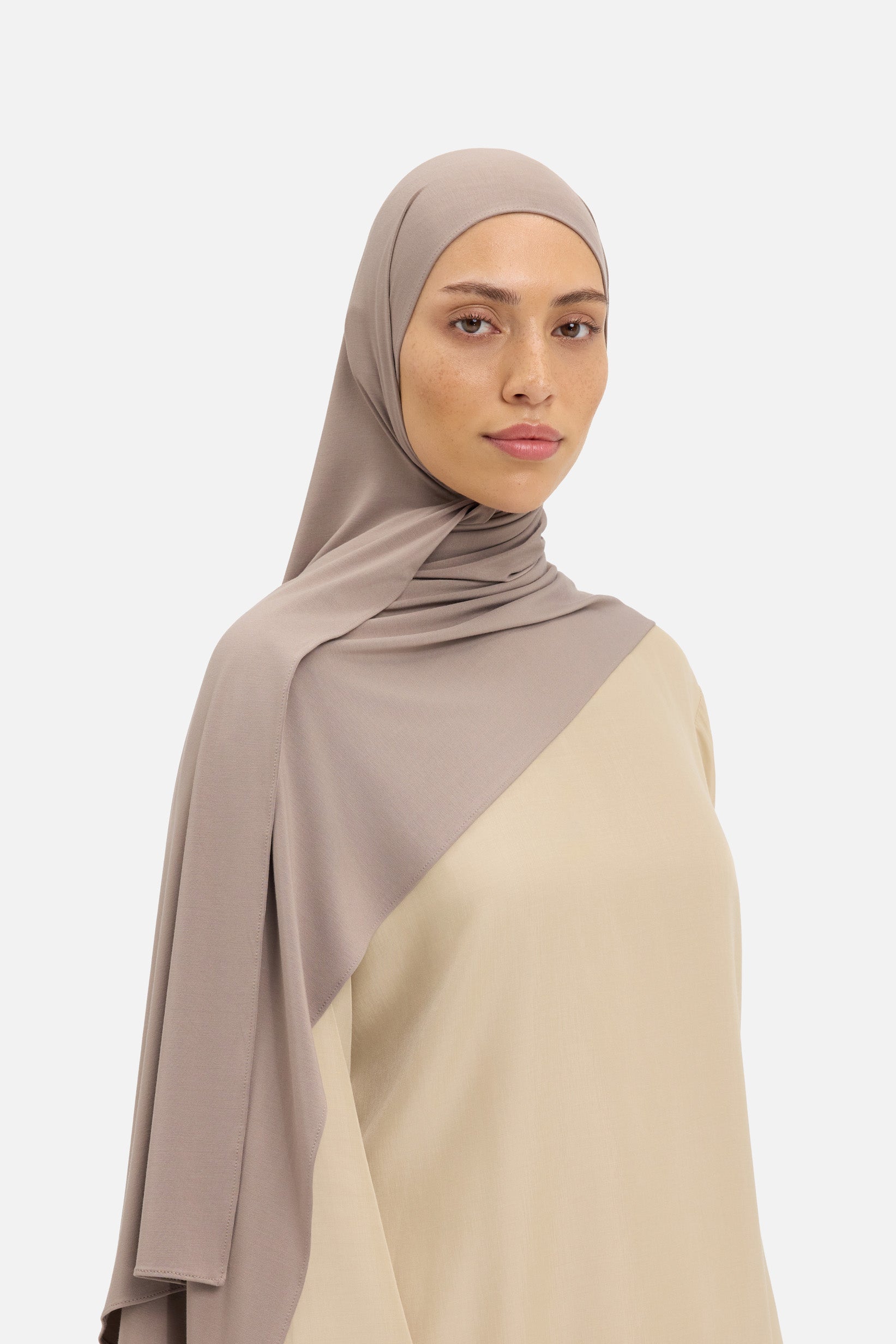 Bamboo Jersey Scarf | Milky Cacao