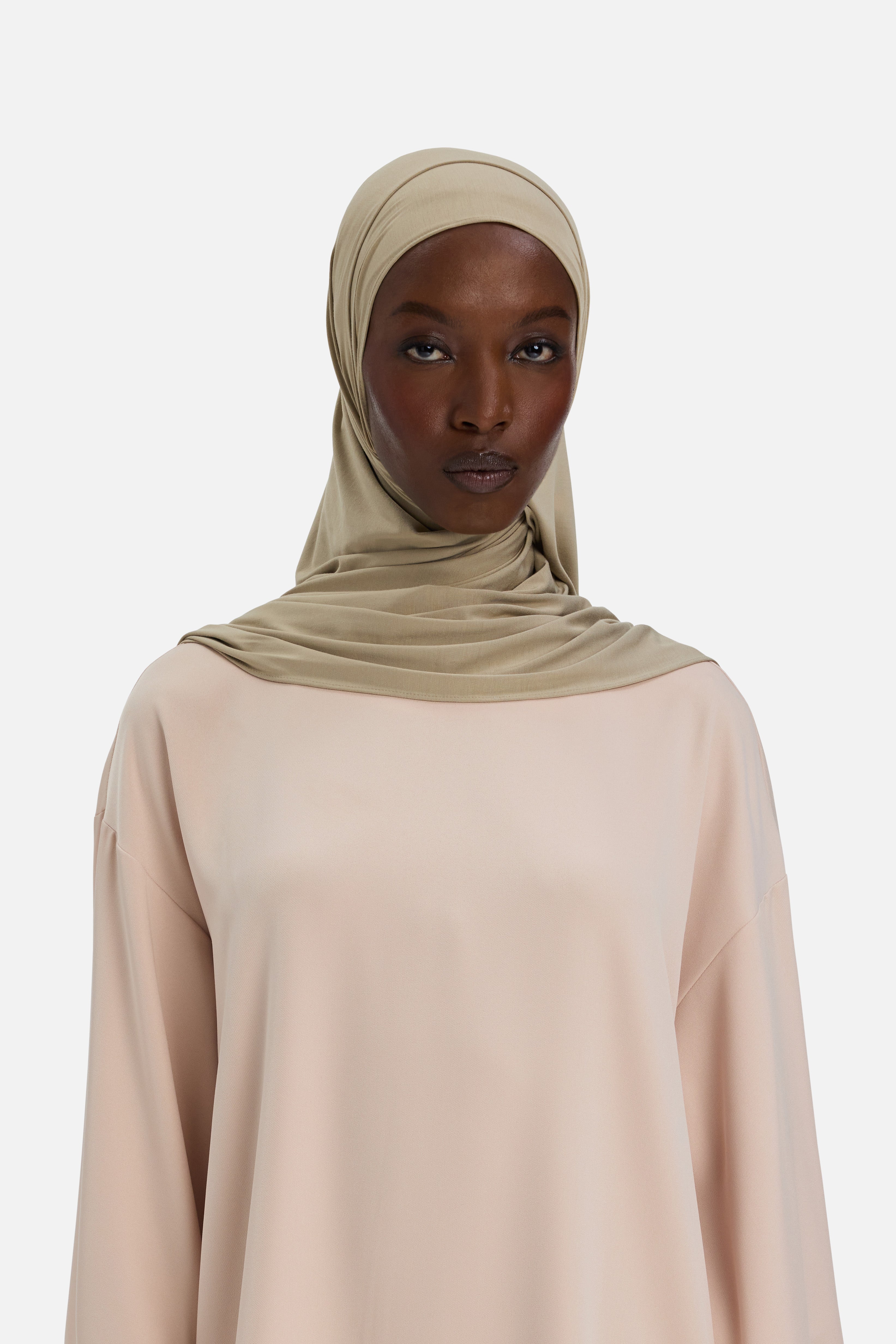 麻布Shizuhiページ Bamboo Jersey Scarf | Mocha | MERRACHI