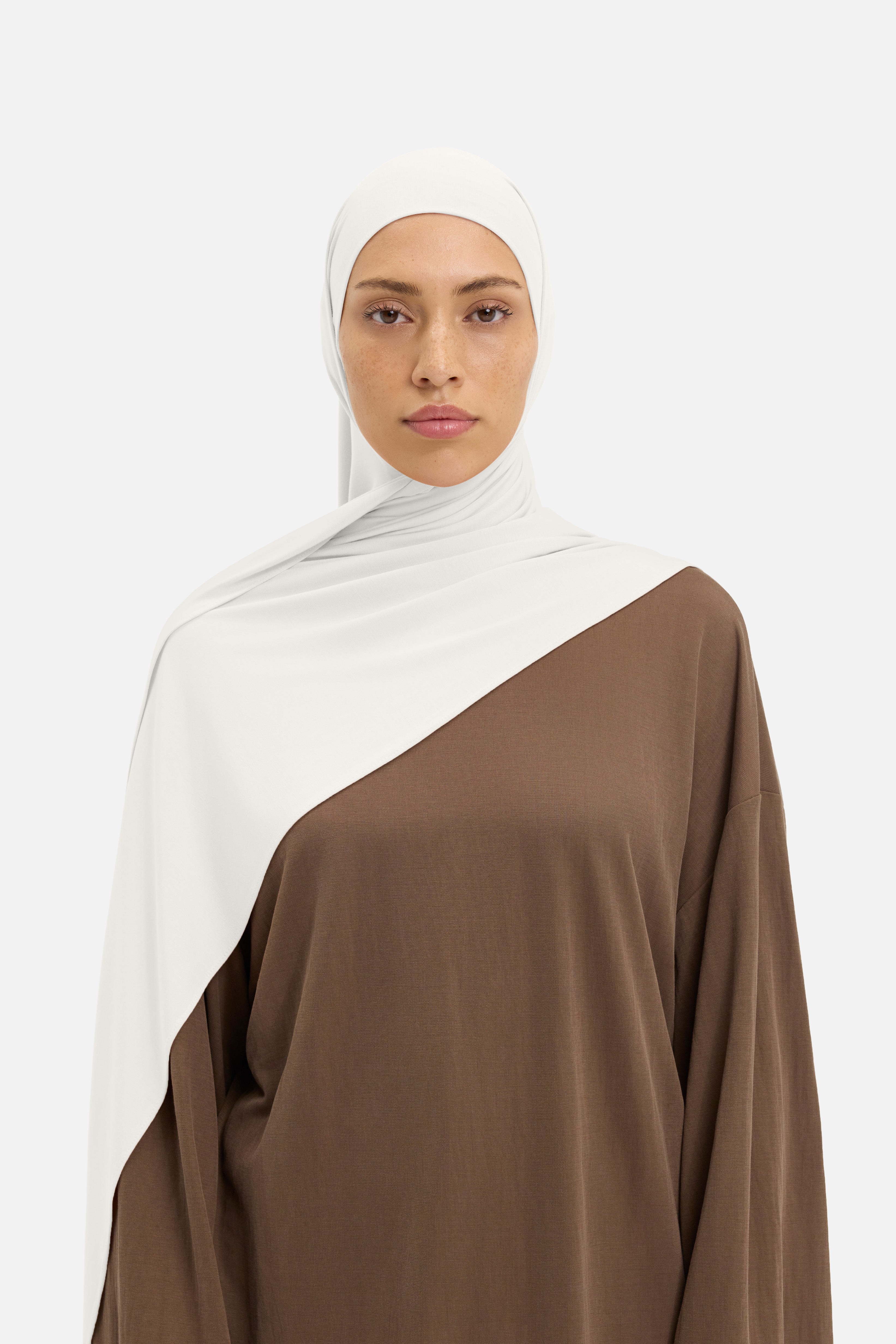 Breathable Jersey Scarf | Light Cashew