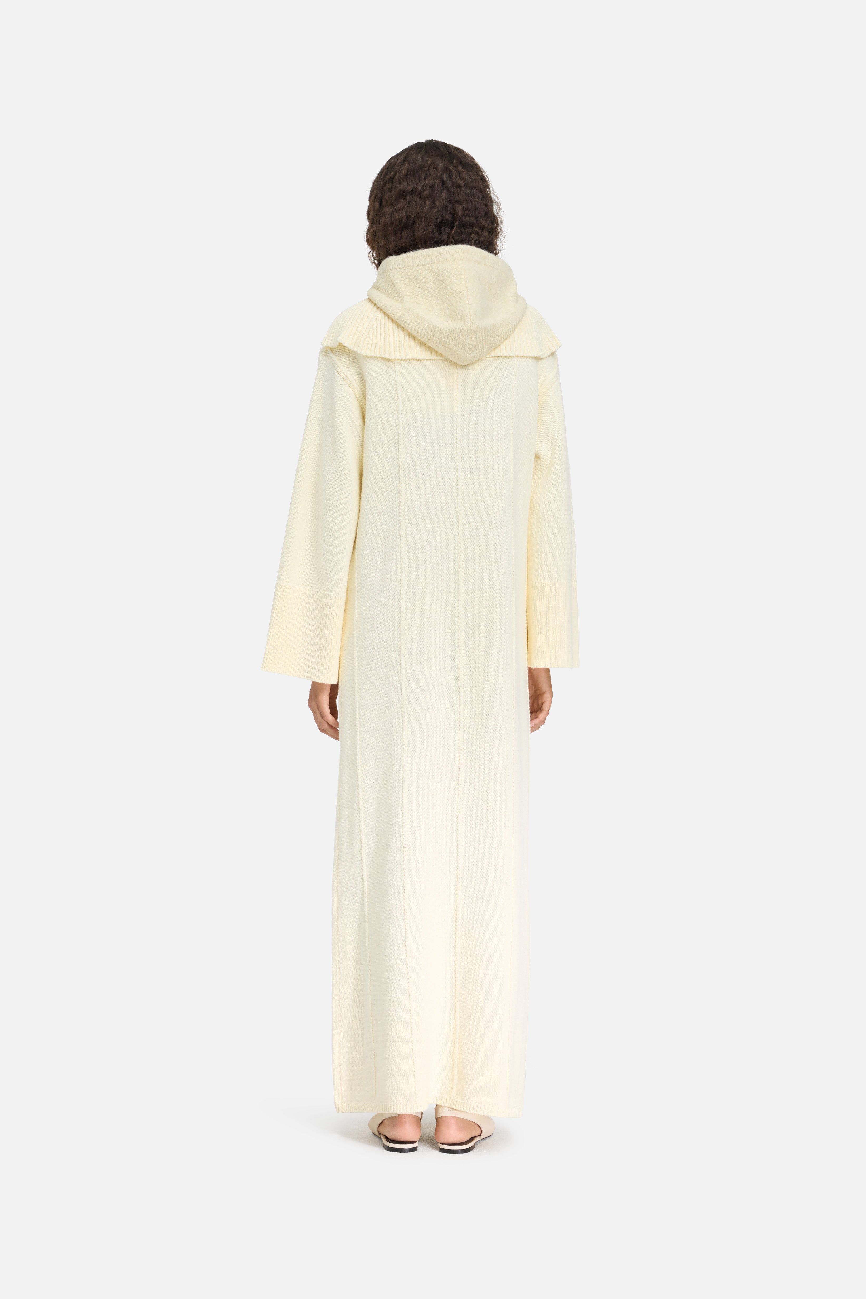 Brushed Knit Balaclava | Cloud White