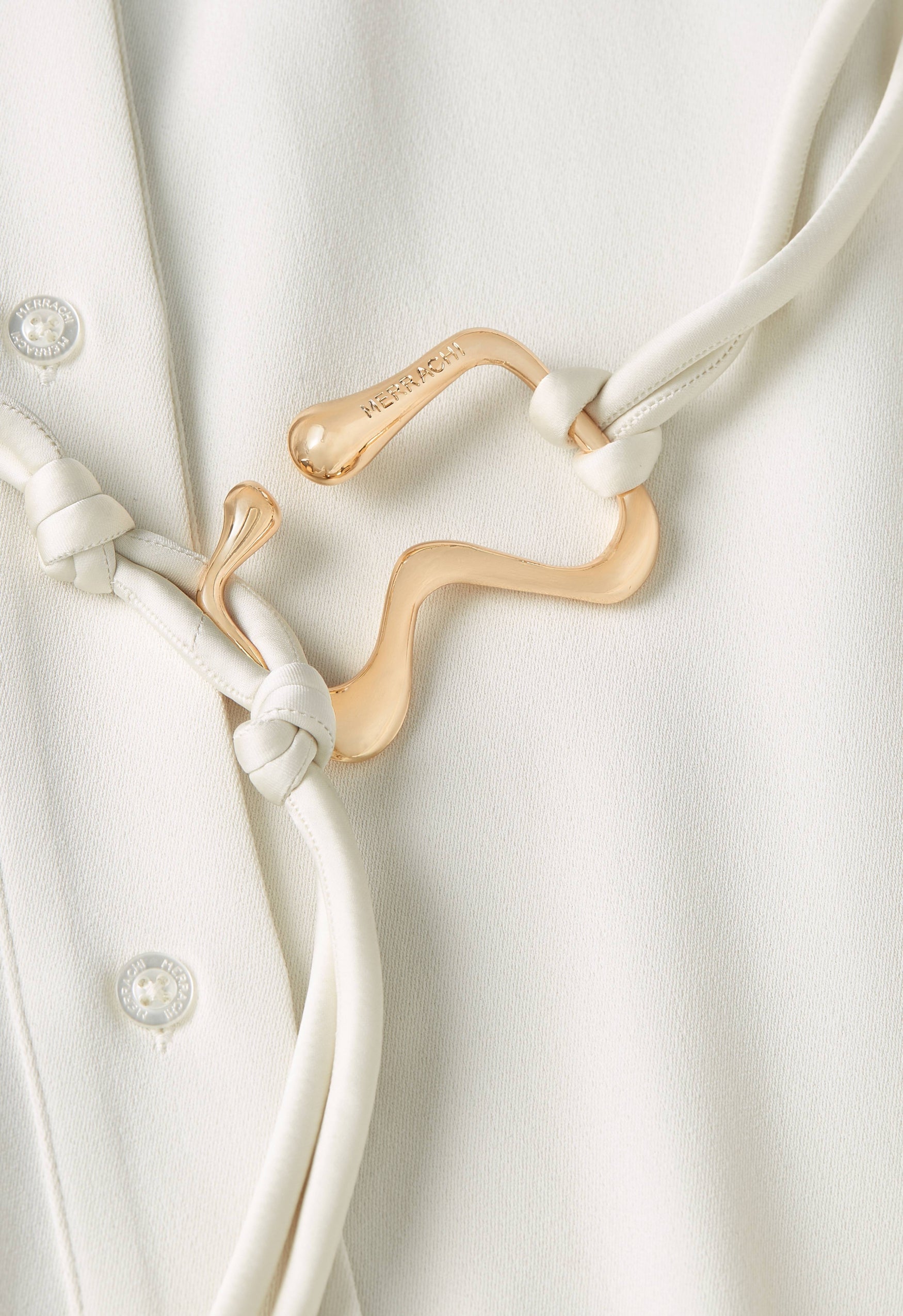 Button Up Dress | Off White