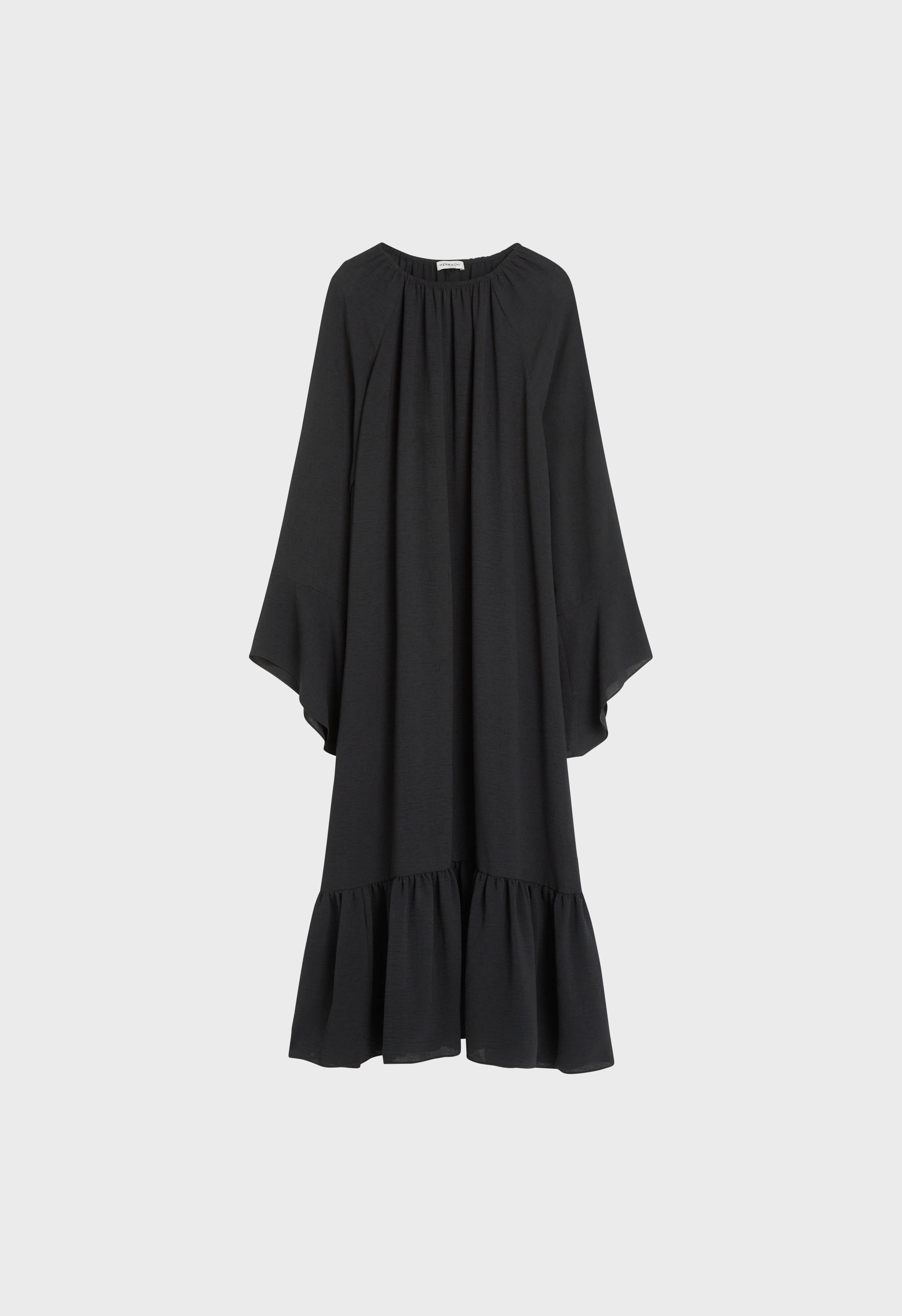 Crepe Dress | Black
