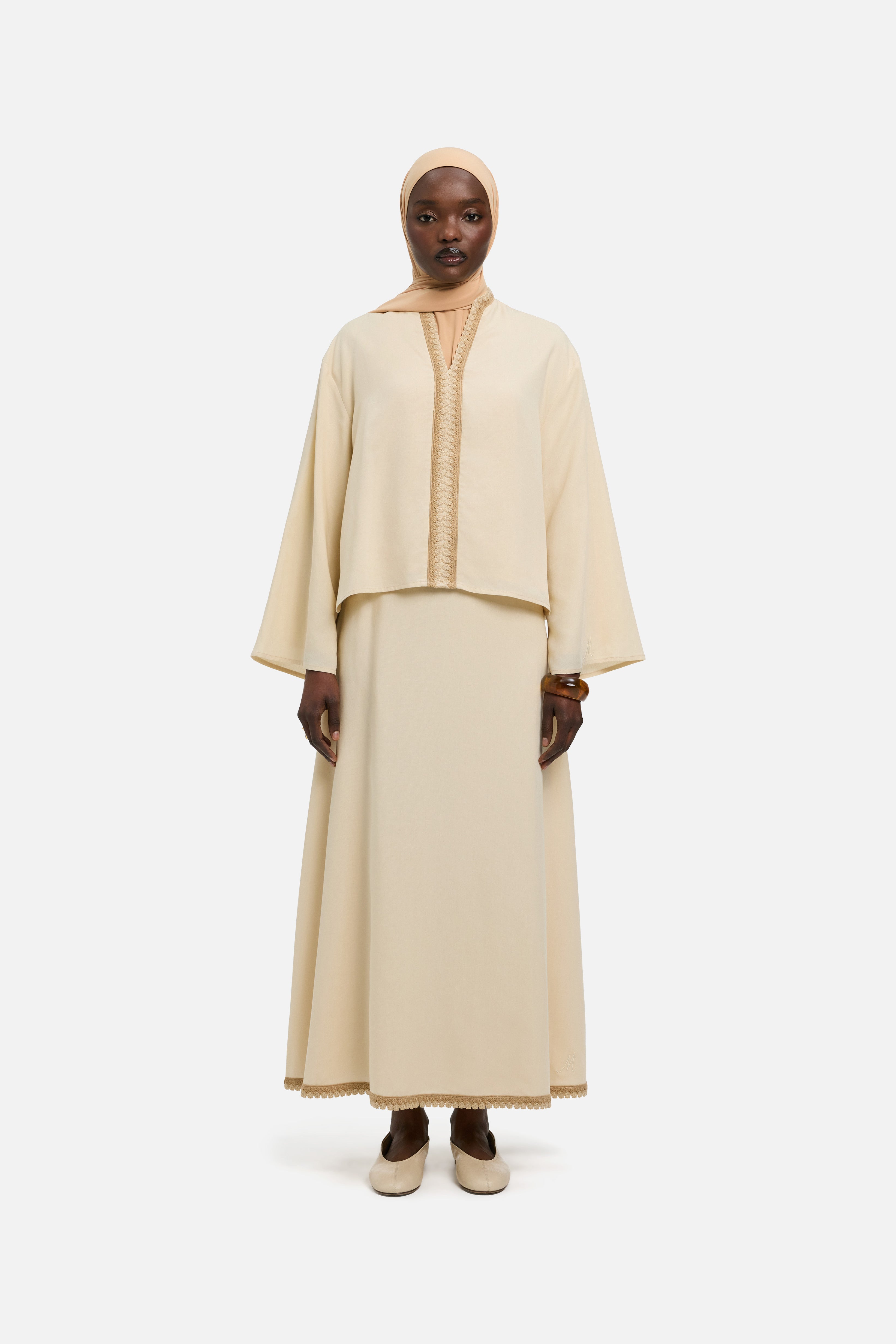 Detailed Skirt | Sand