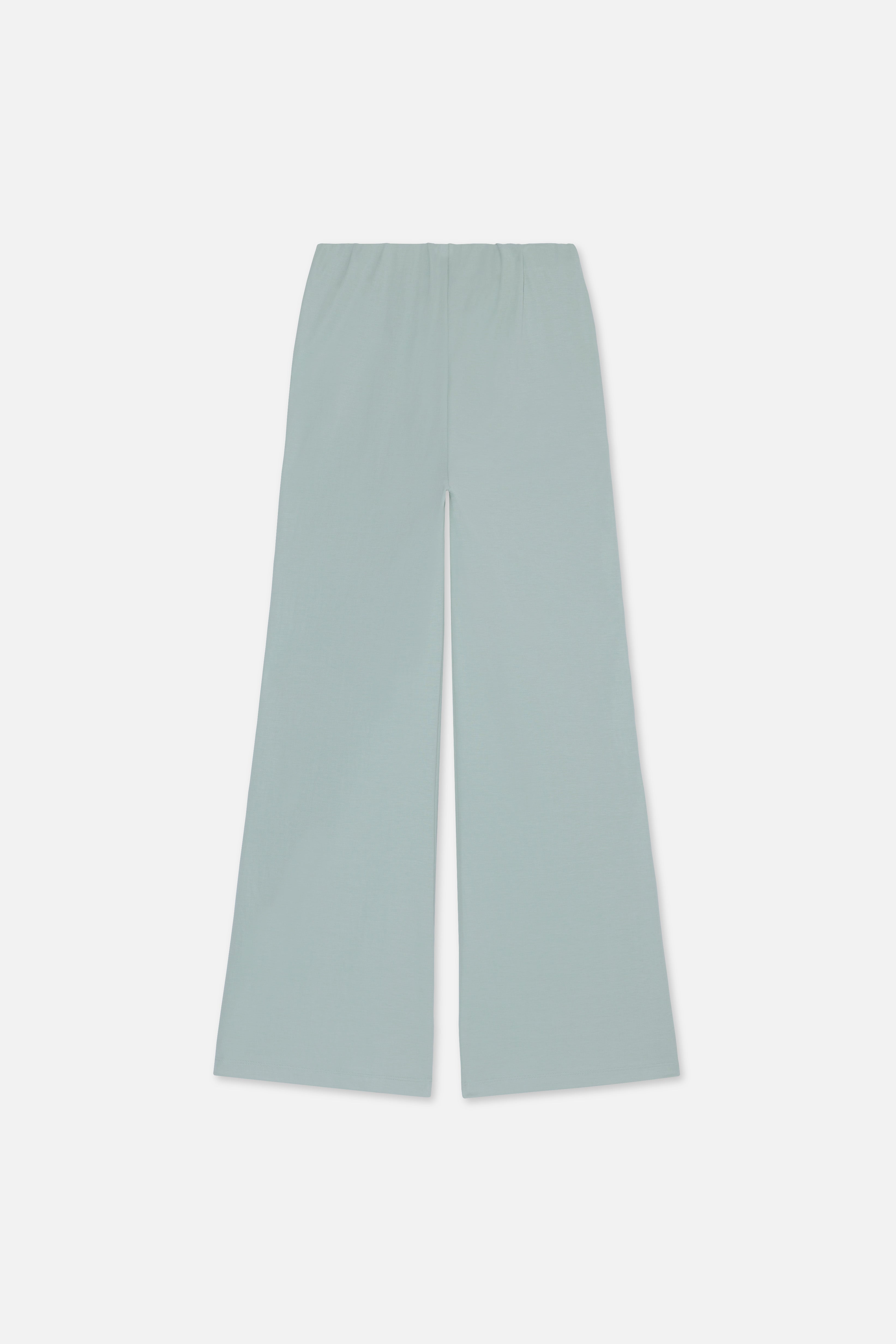 Drape Jersey Pants | Aqua Gray