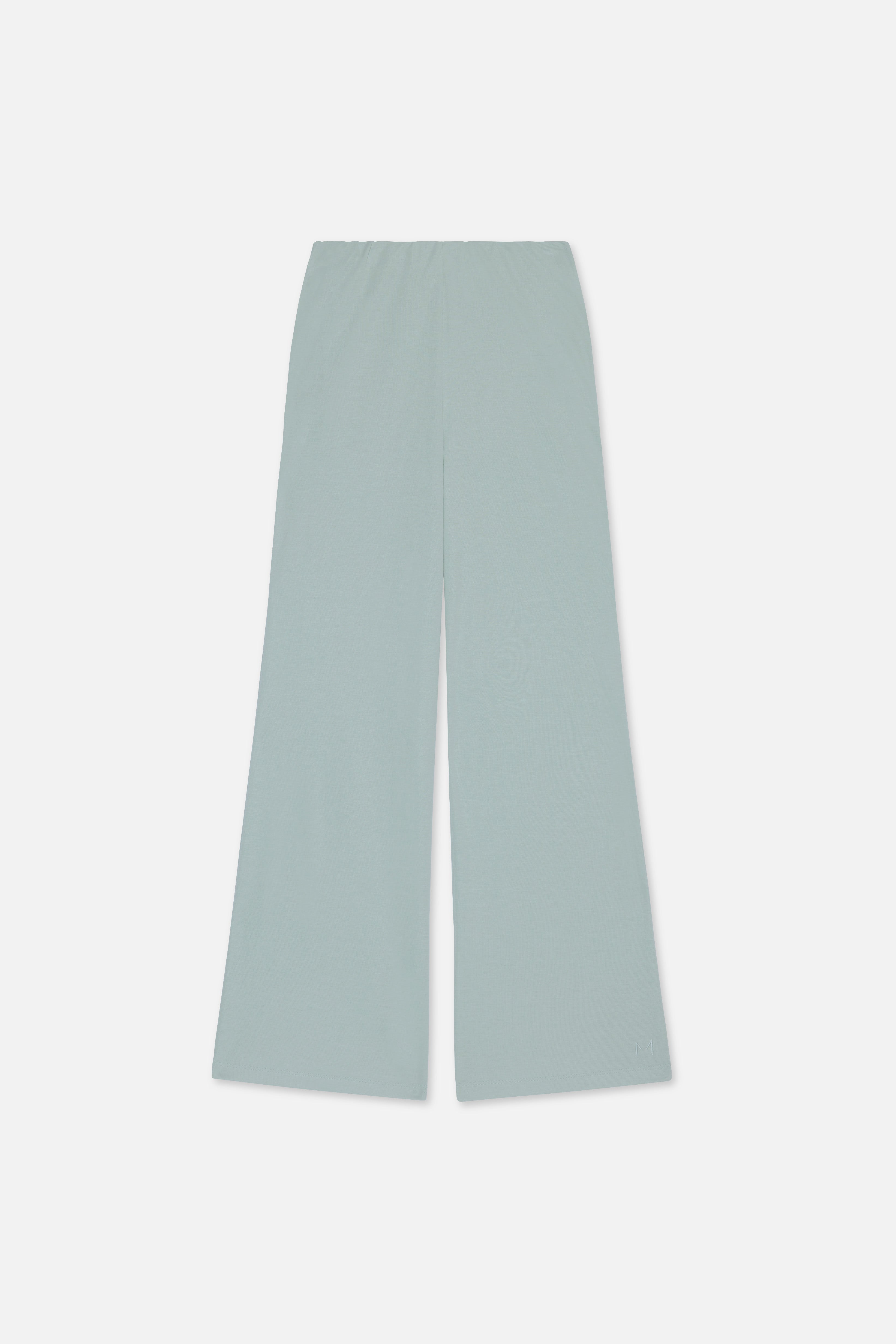 Drape Jersey Pants | Aqua Gray