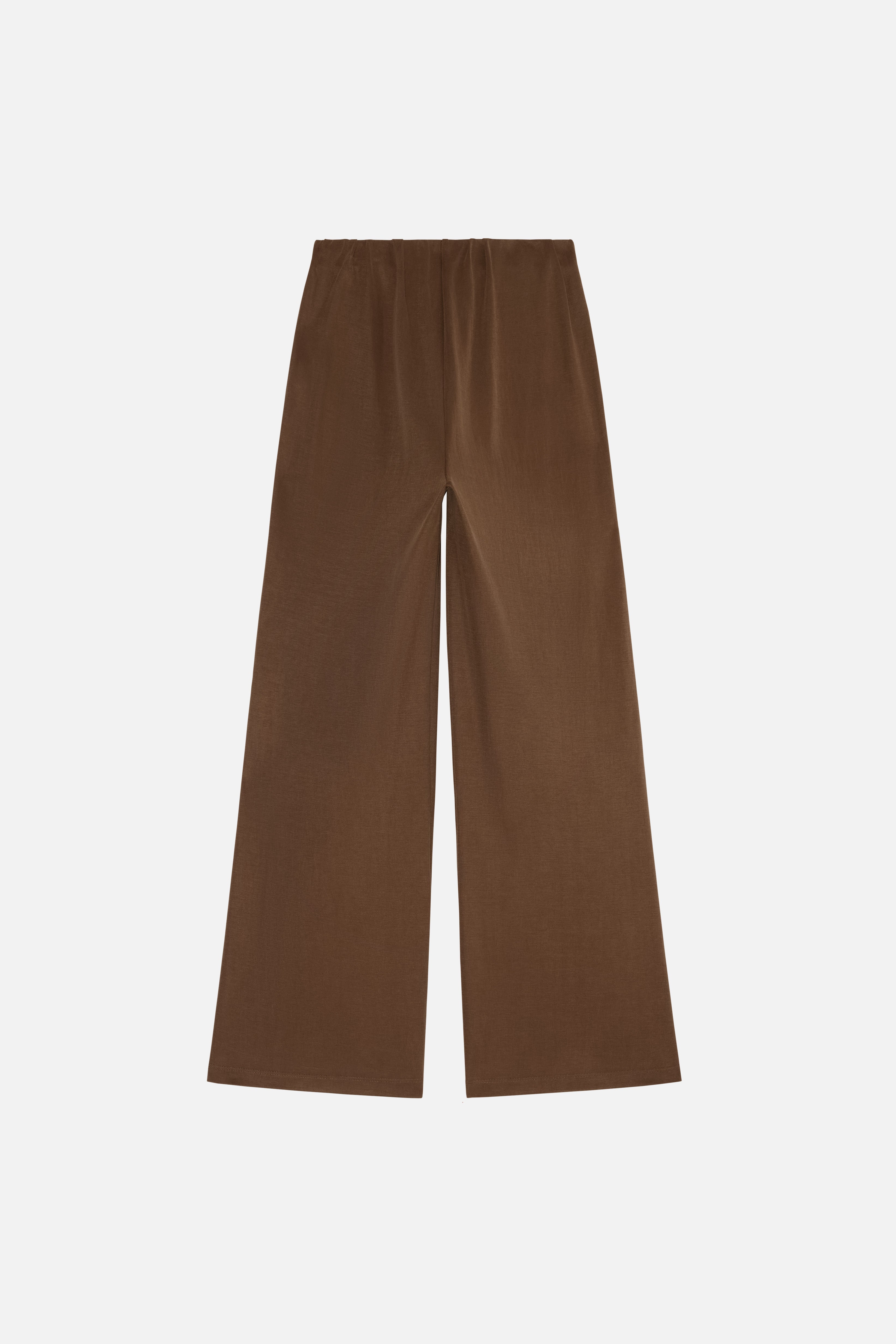 Drape Jersey Pants | Dark Terra