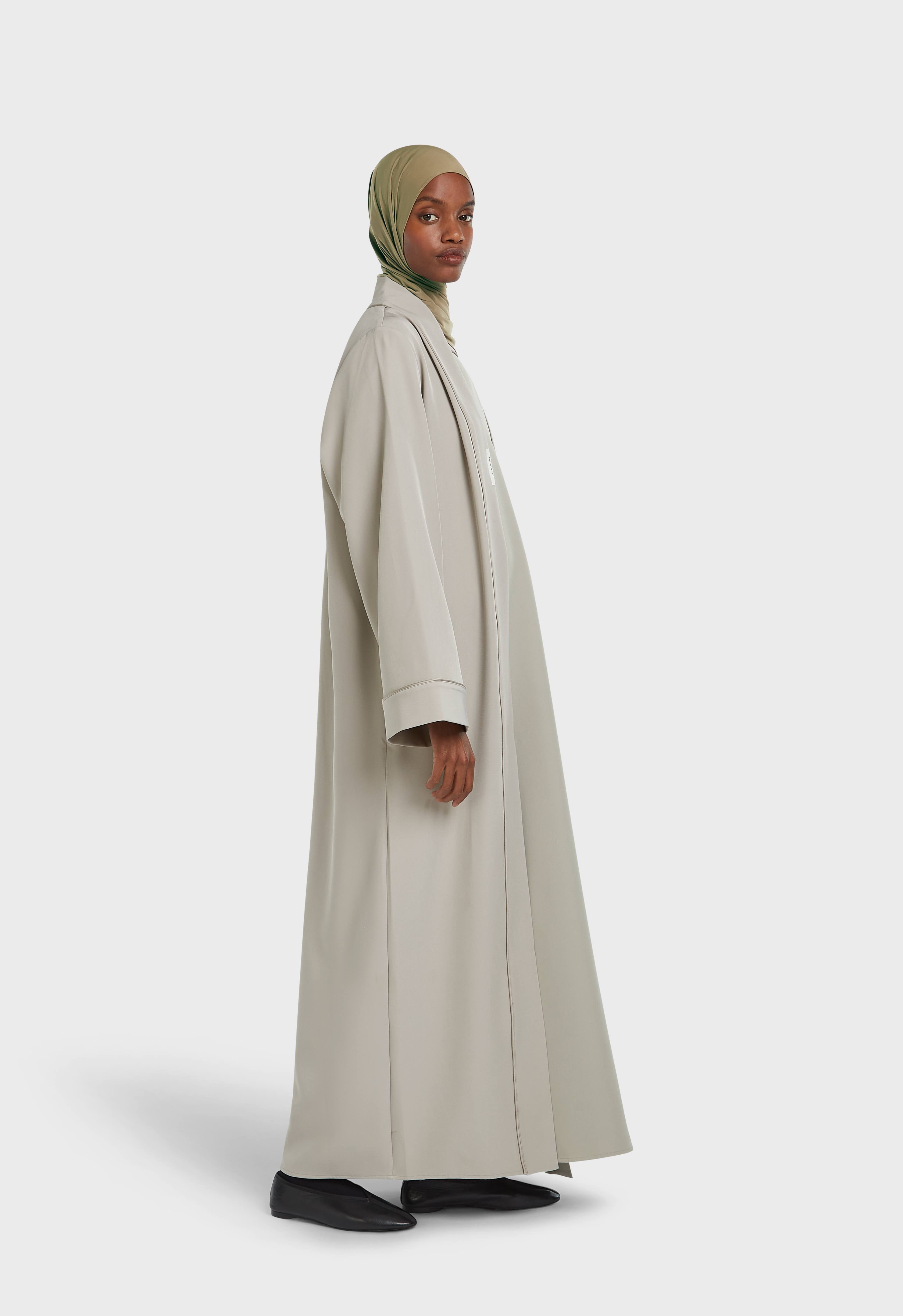 Essential Abaya Short | Pebble