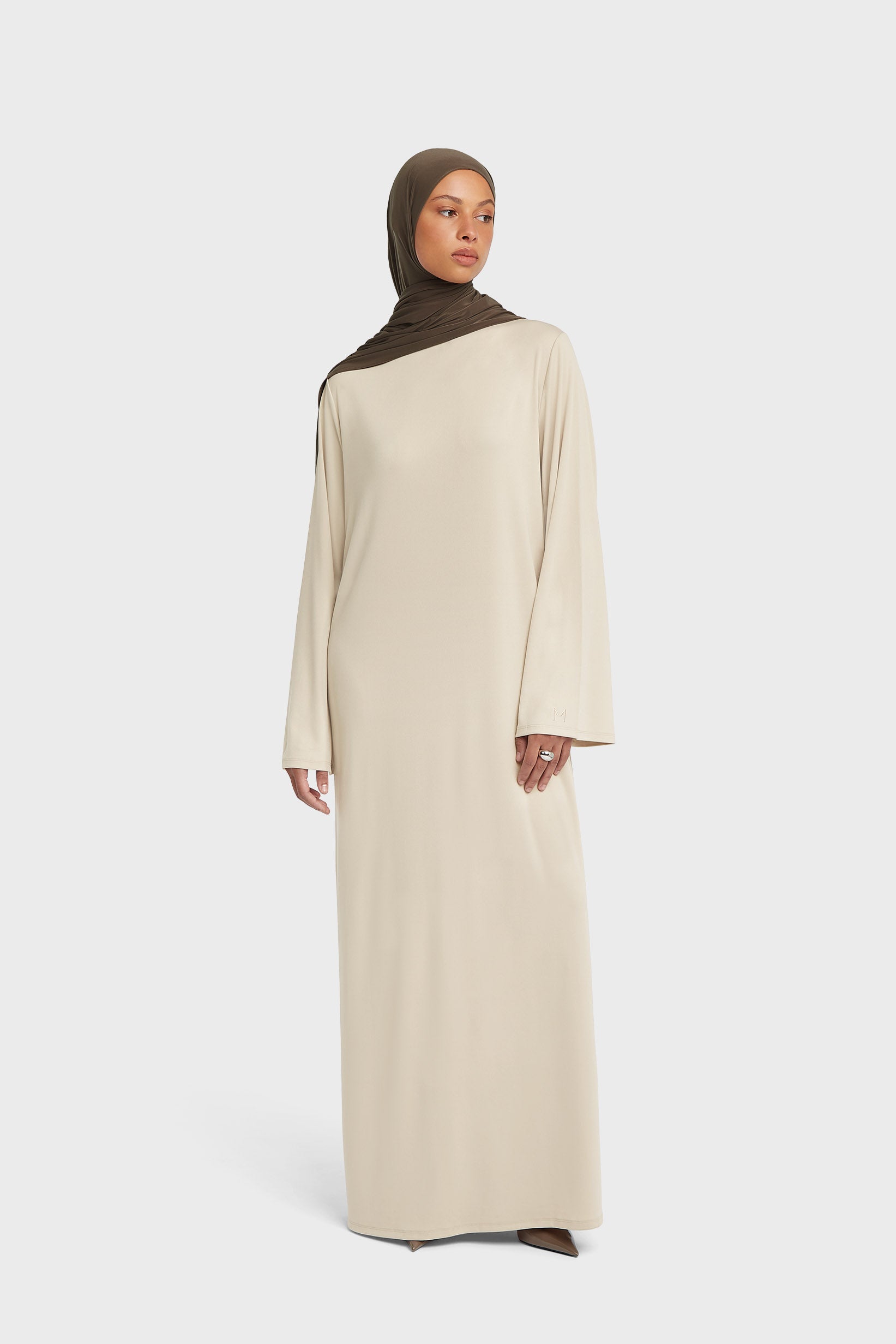 bridesmaid maternity dress Essential Jersey Dress Regular | Soft Taupe