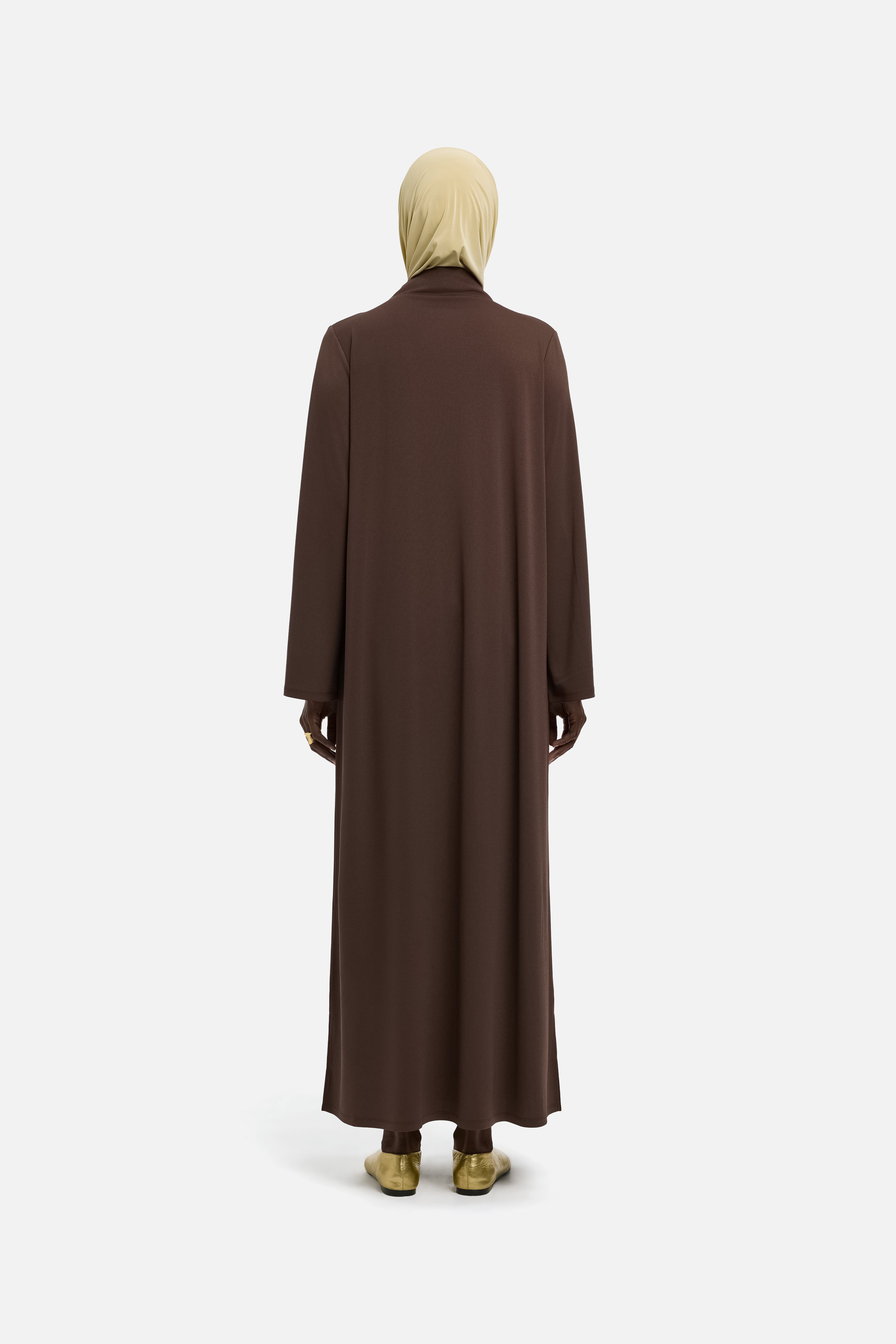 Essential Jersey Dress Regular | Burnt Mocha