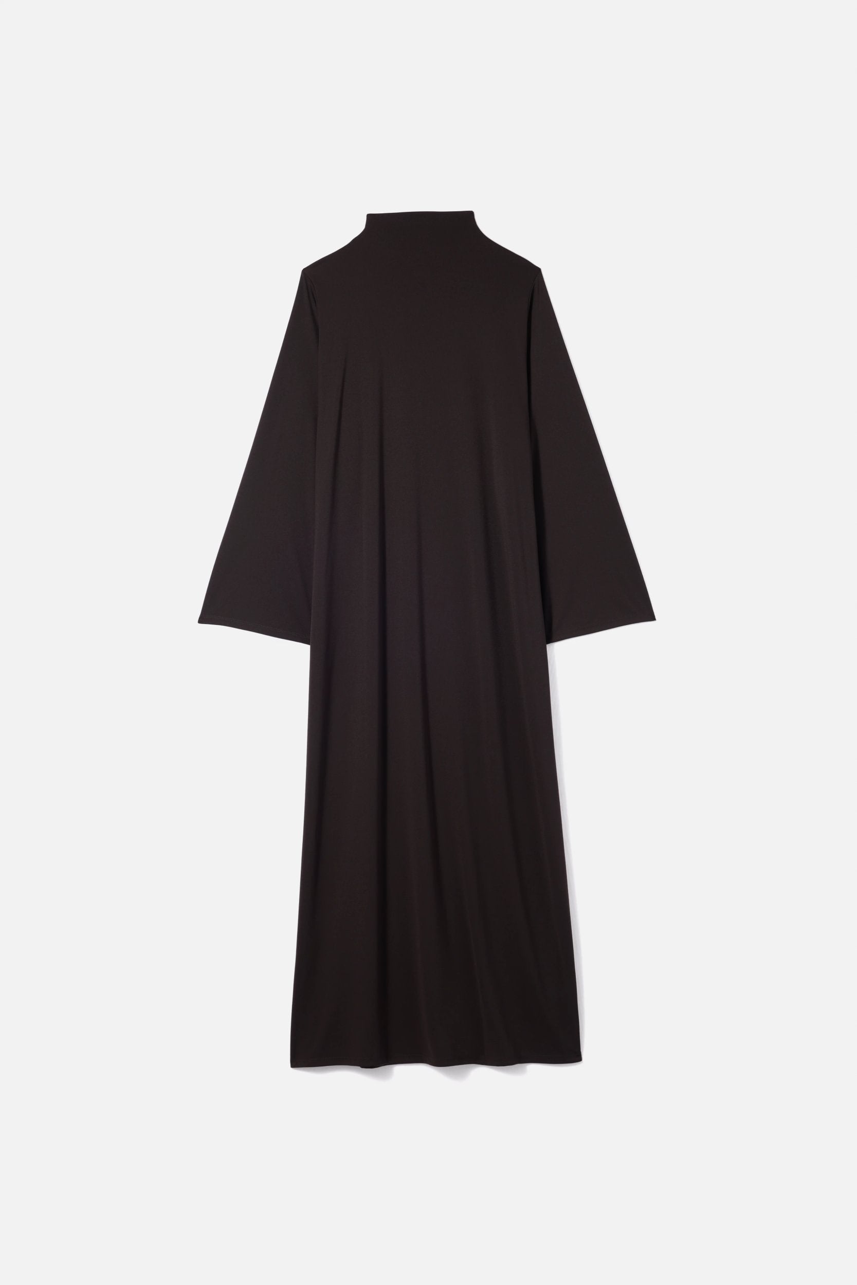 Essential Straight Jersey Dress Regular | Dark Truffle