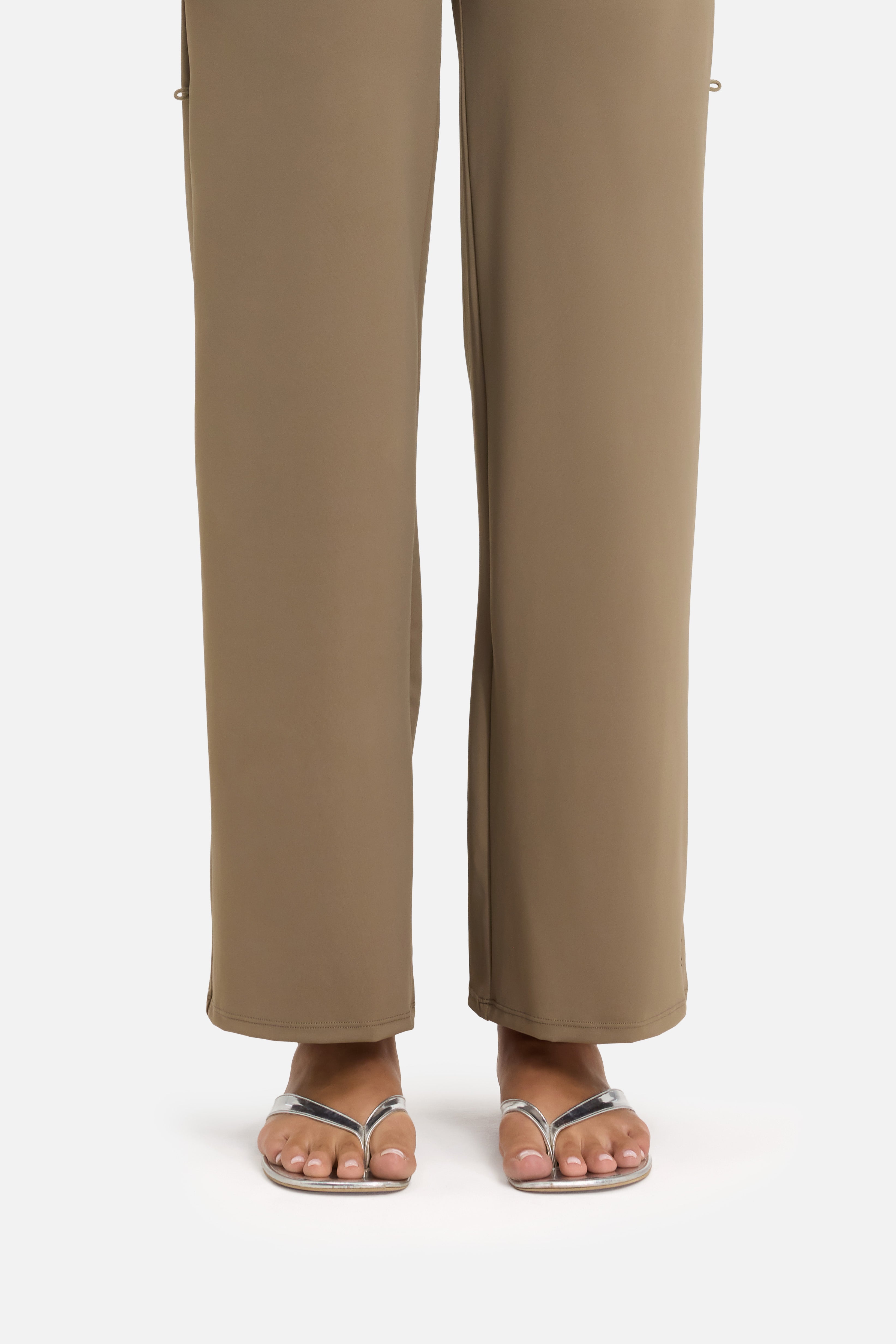 Essential Straight Swim Legging | Brown Clay