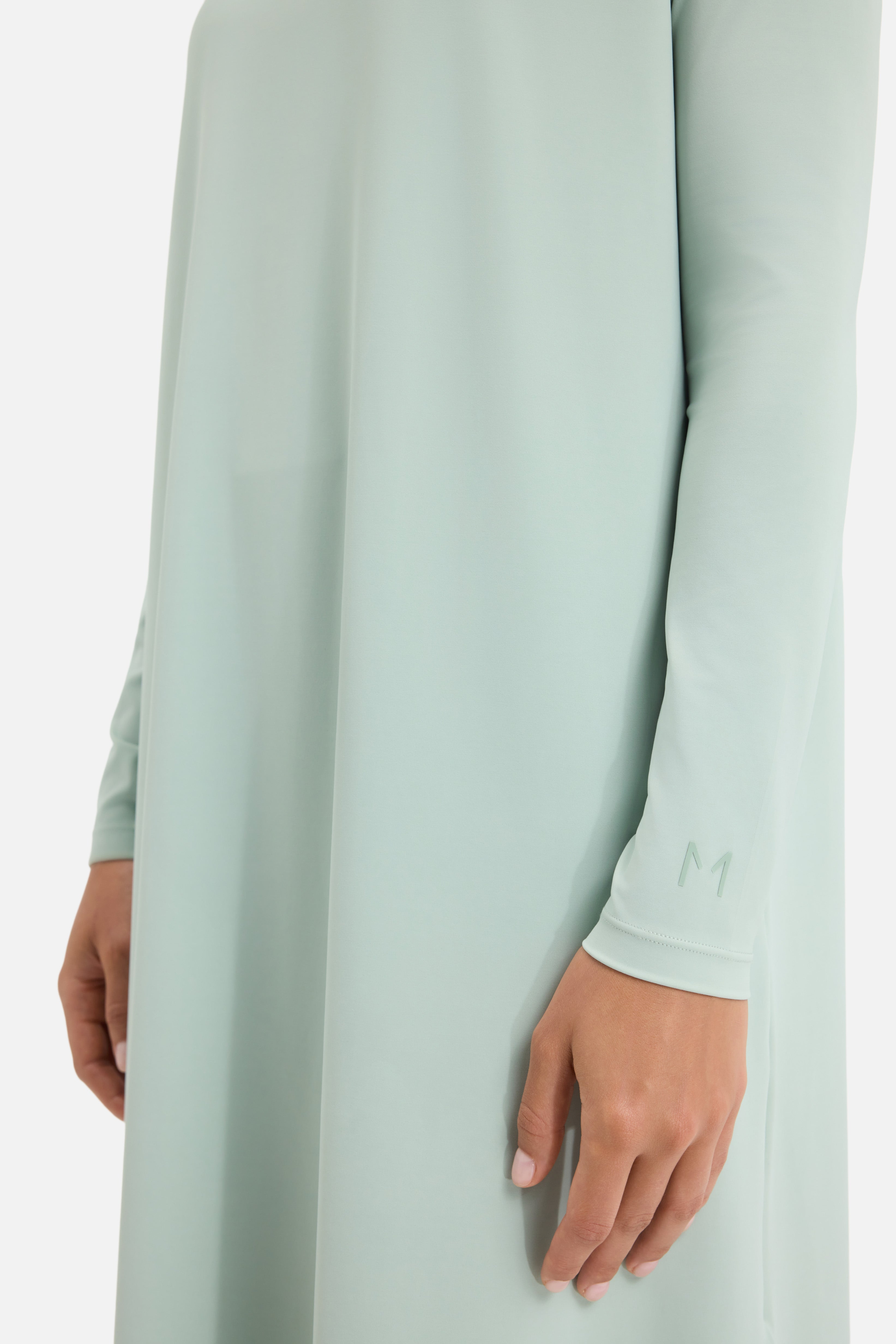 Essential Swim Dress | Aqua Gray