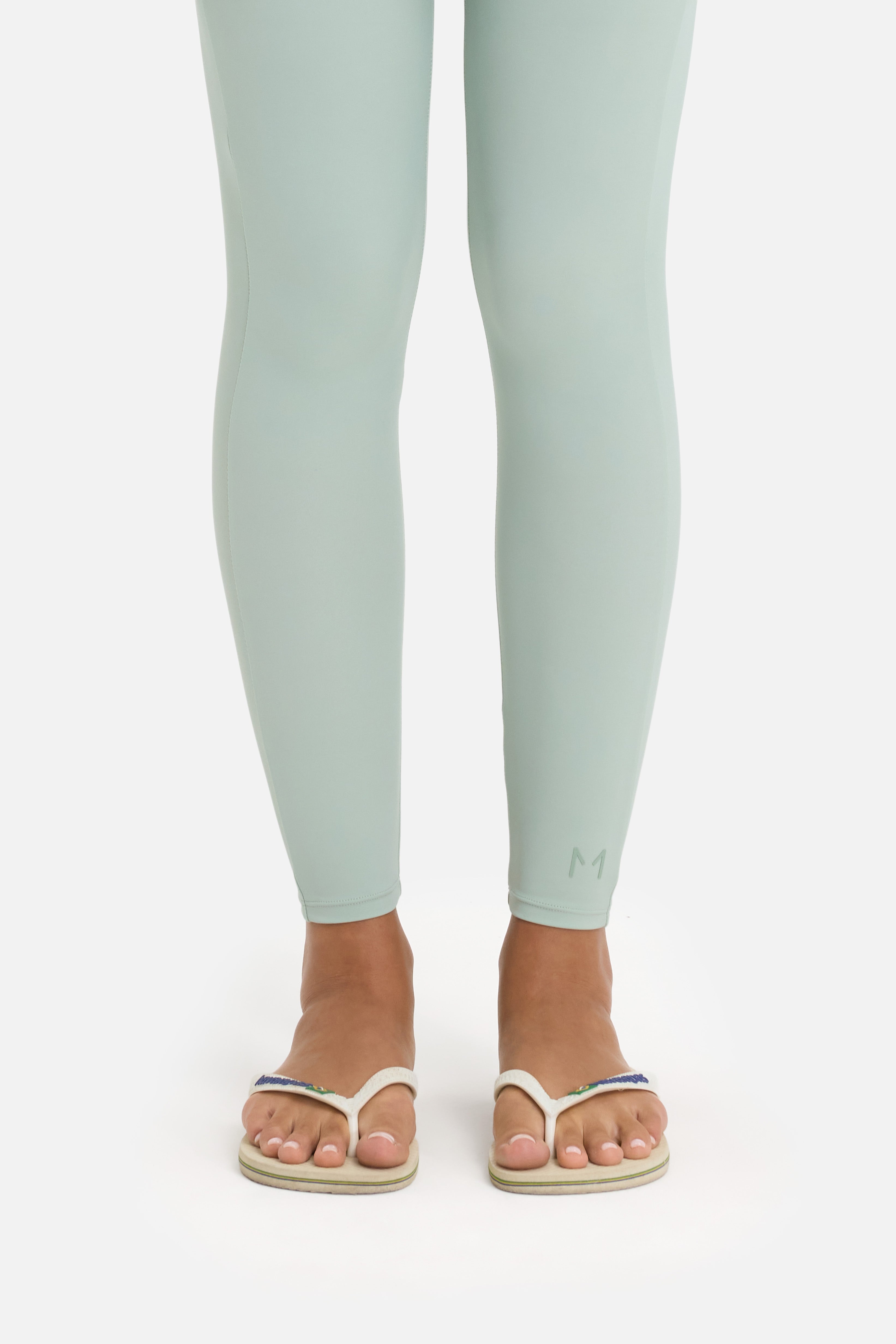 Essential Swim Legging | Aqua Gray