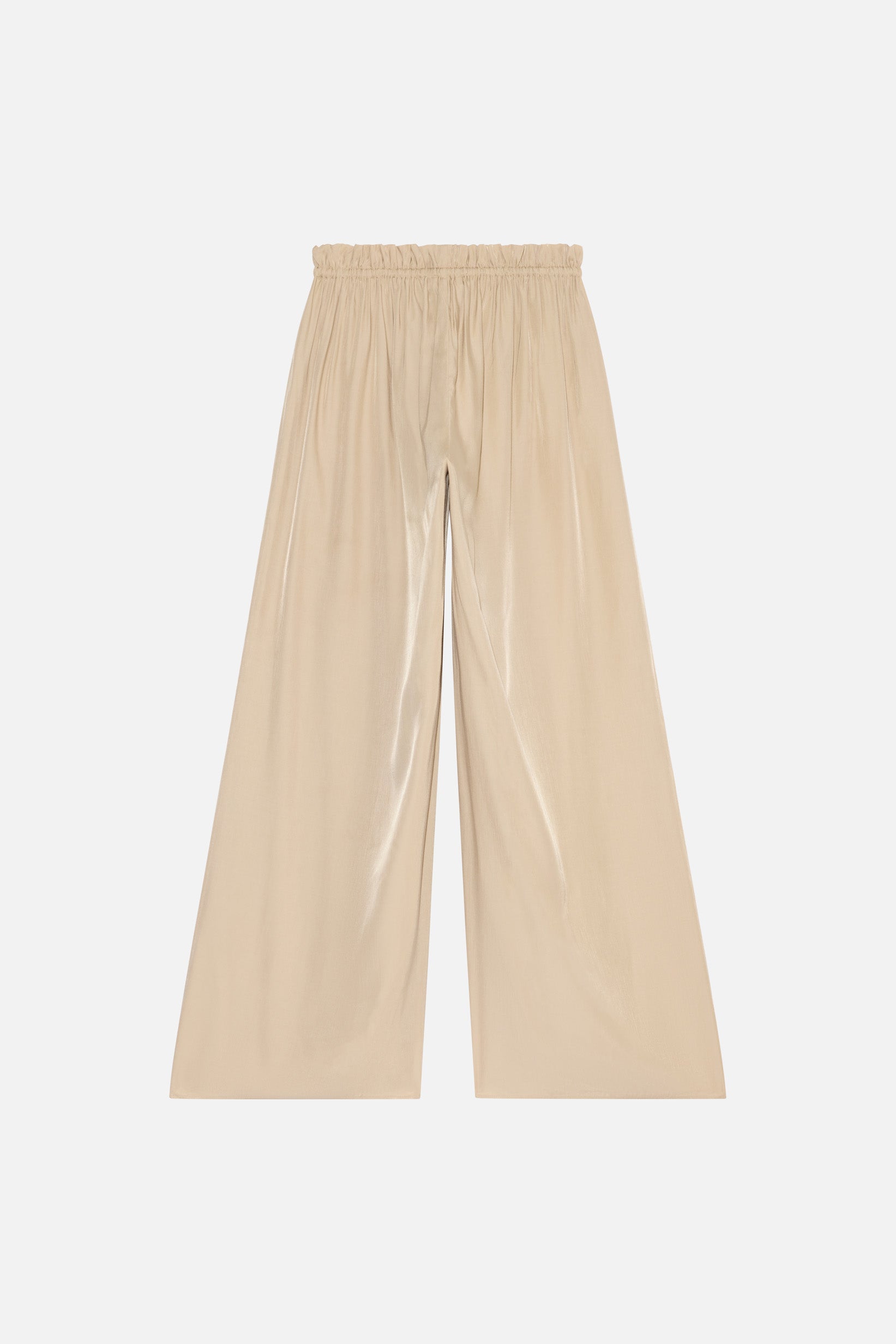 Flowy Loose Fit Trousers | Oat