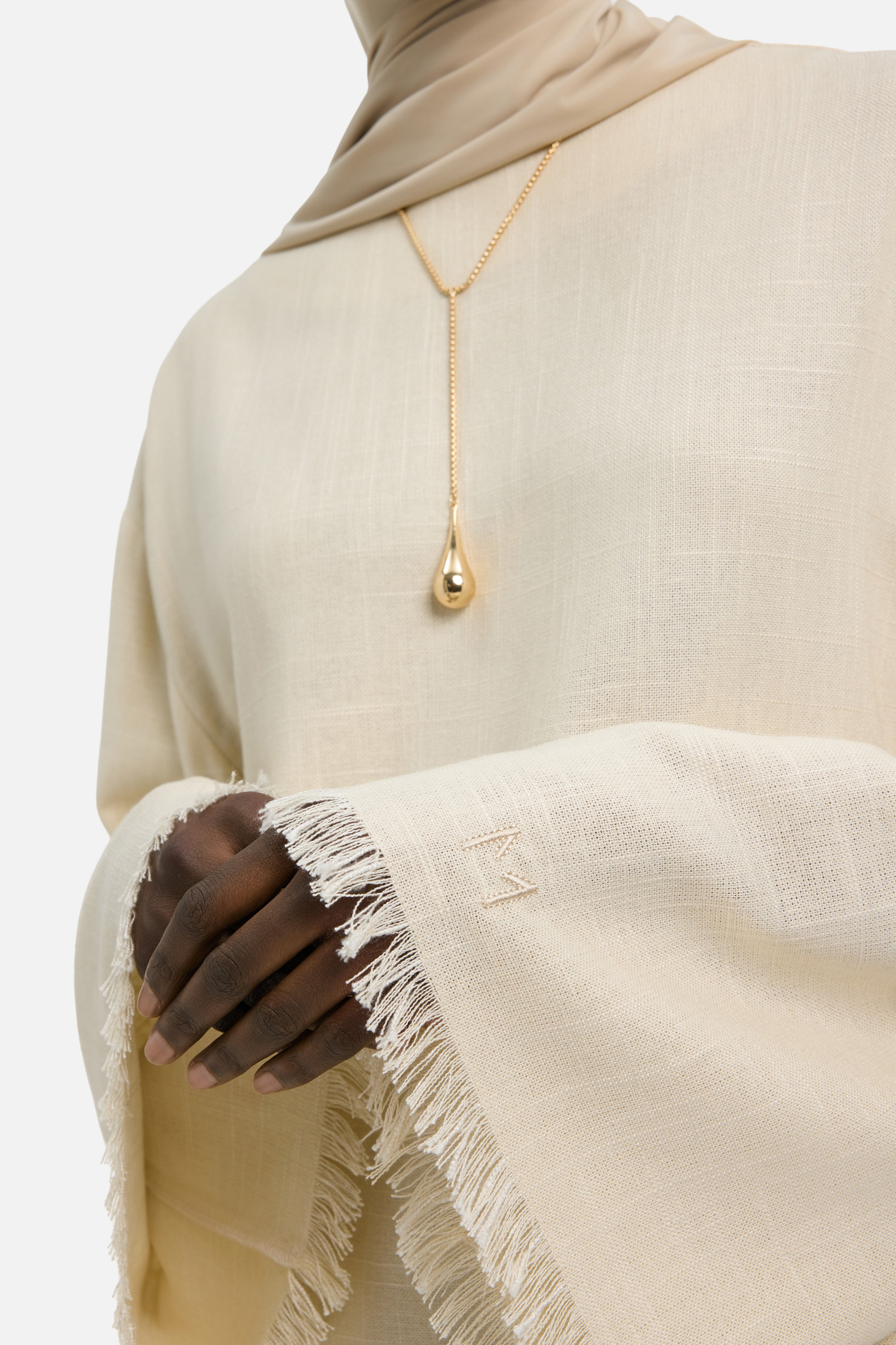 Frayed Hem Top | Sand