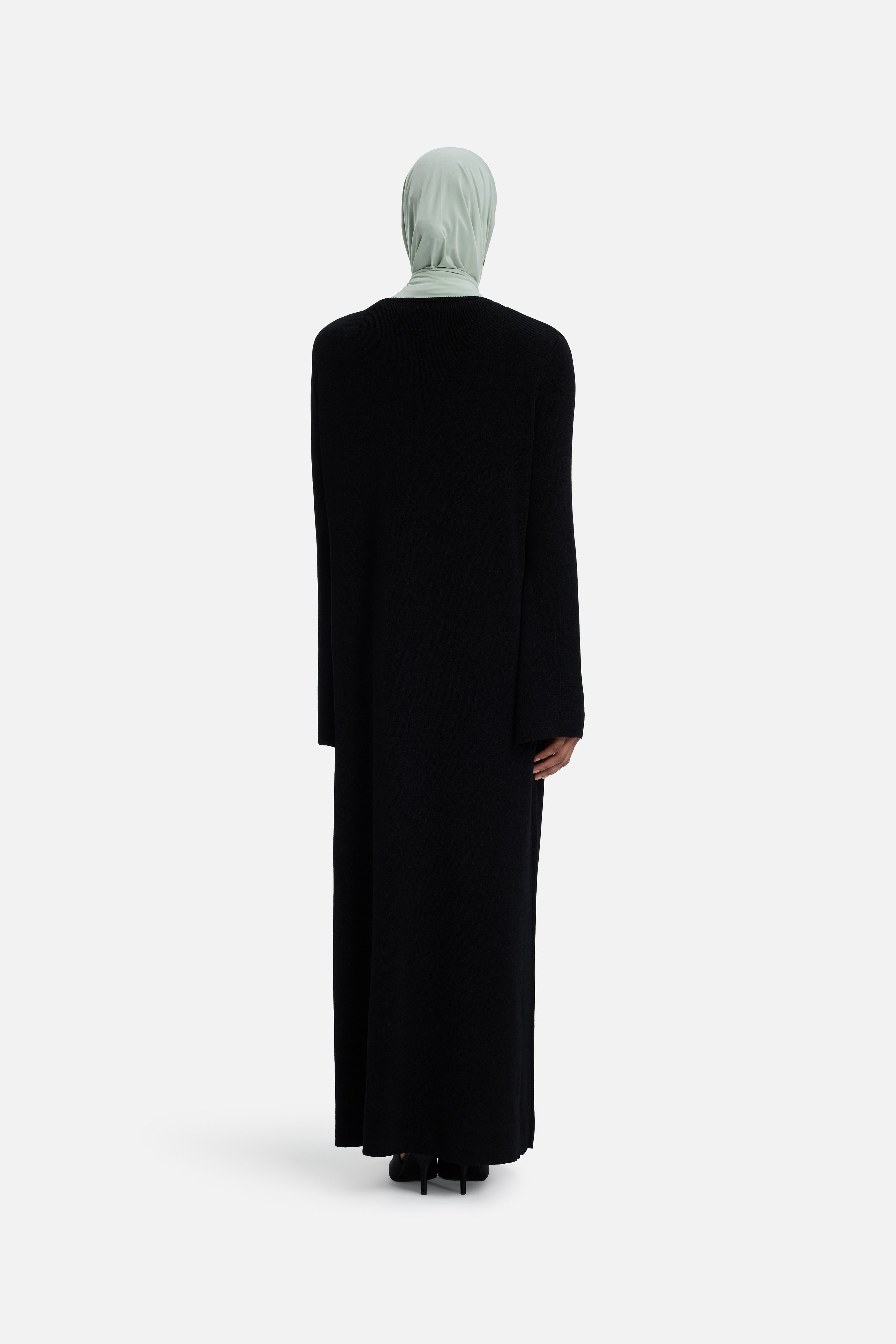 Gilded Knit Dress | Black
