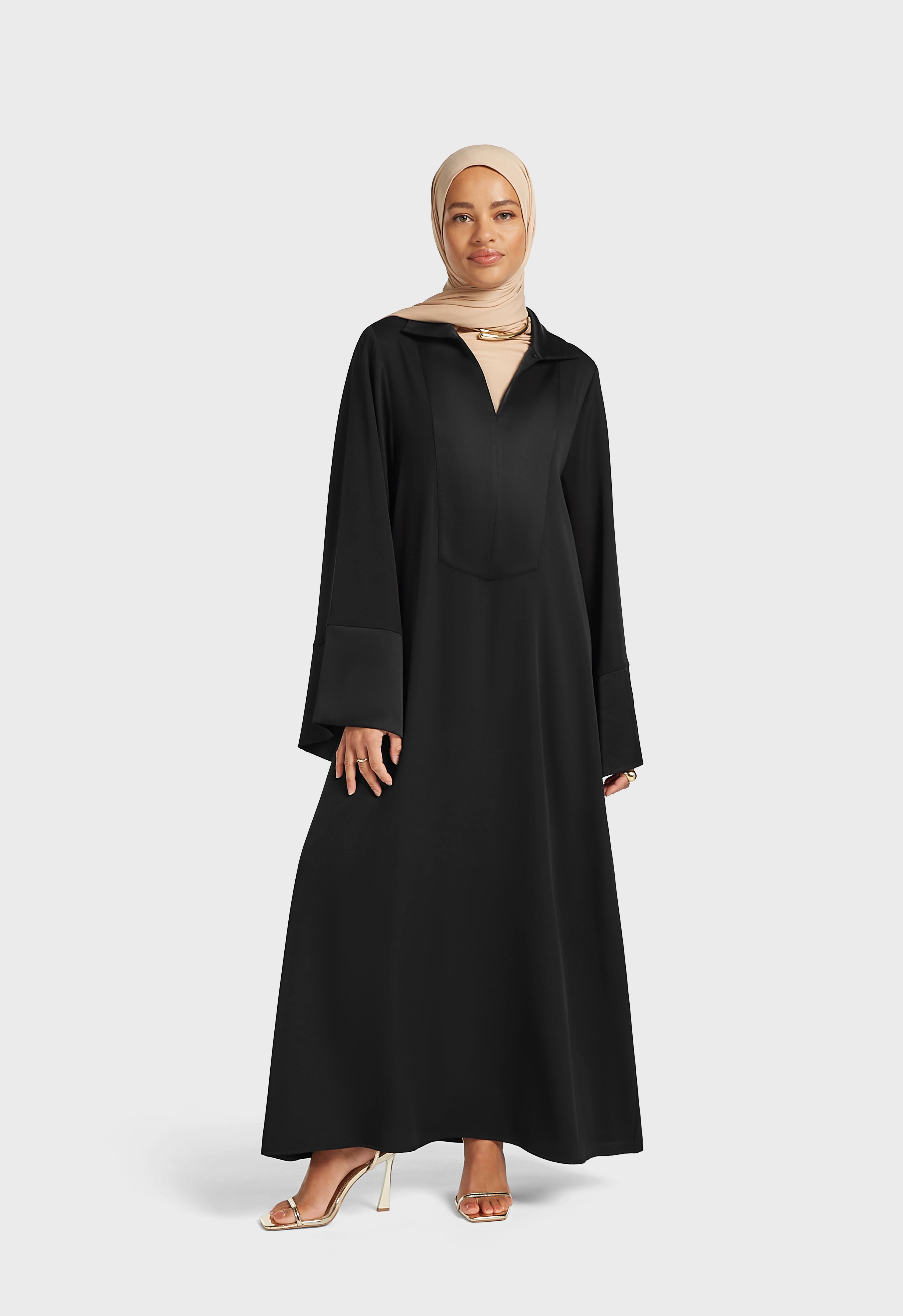 Kaftan Dress Regular | Black | MERRACHI Kaftan Dress Regular | Black | MERRACHI