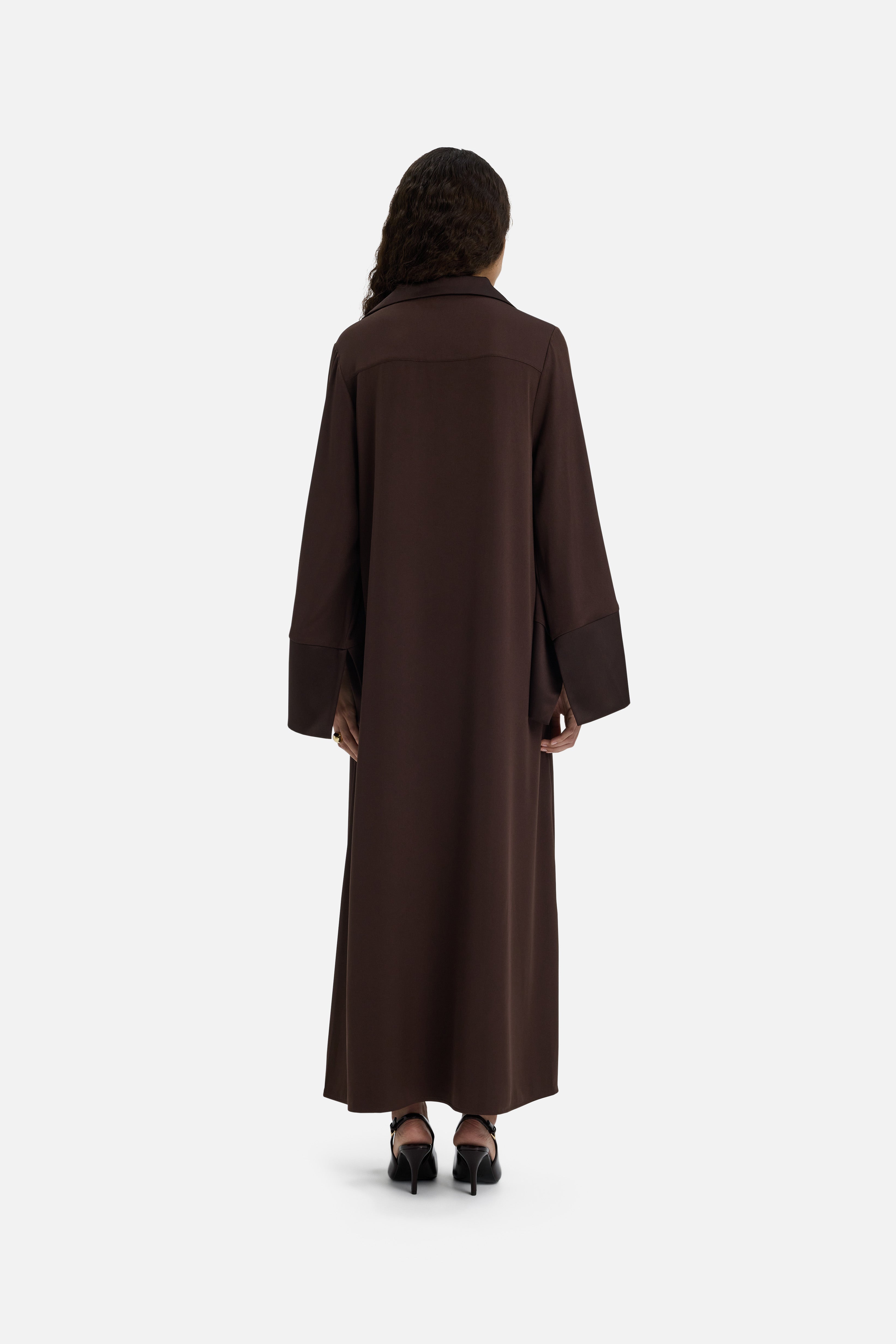 Kaftan Dress Regular | Dark Brown