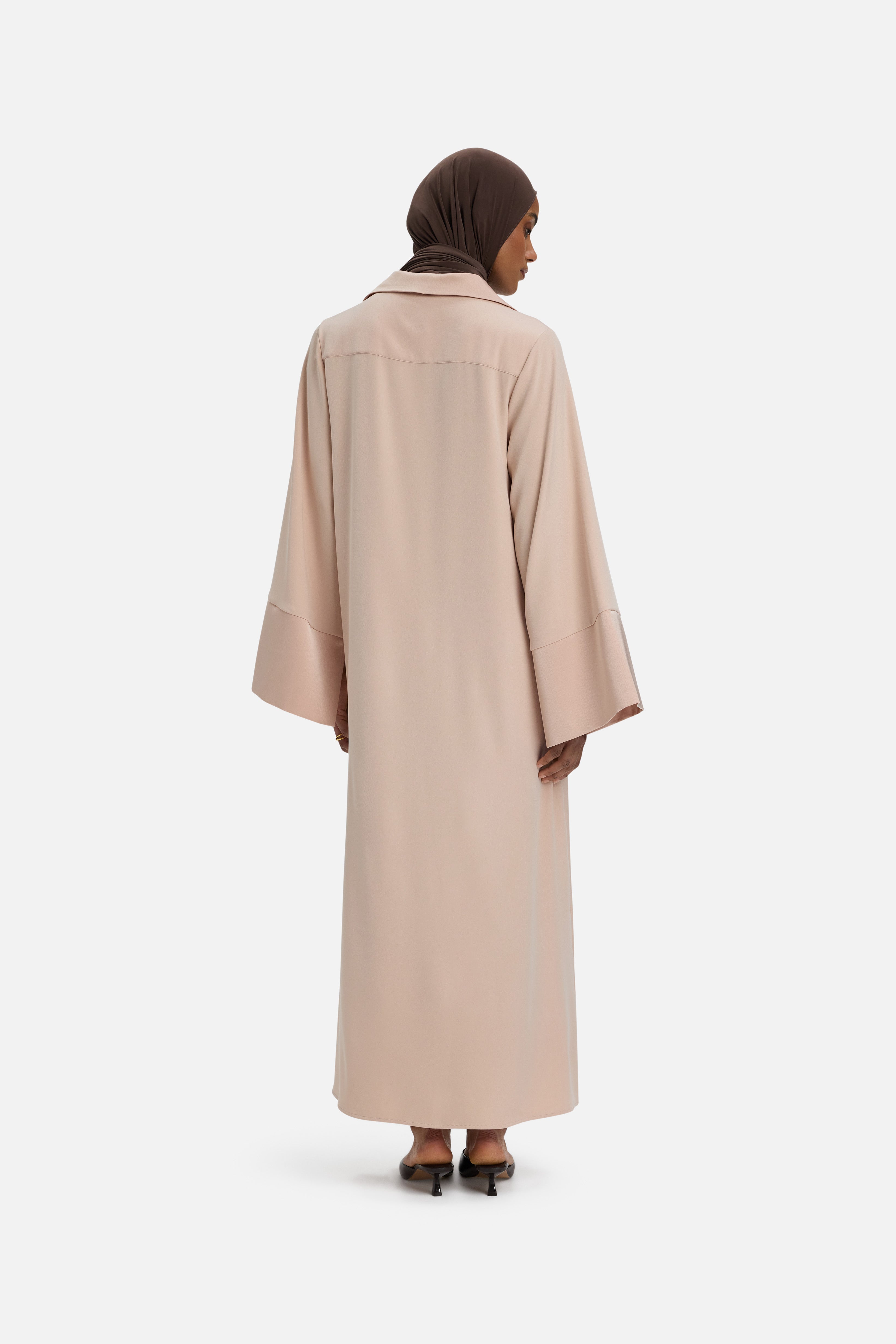 Kaftan Dress Short | Dark Rose