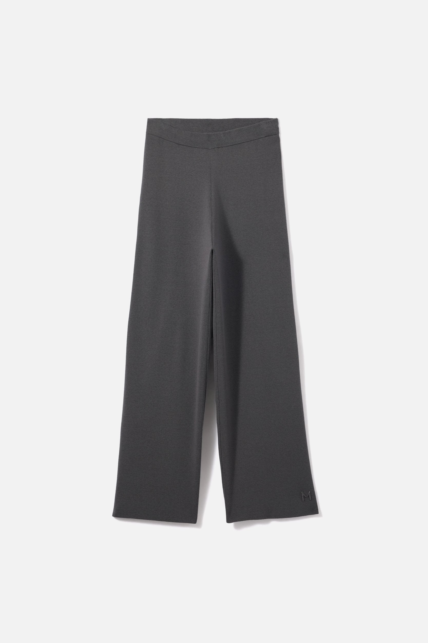 Knitted Trousers | Carbon Grey