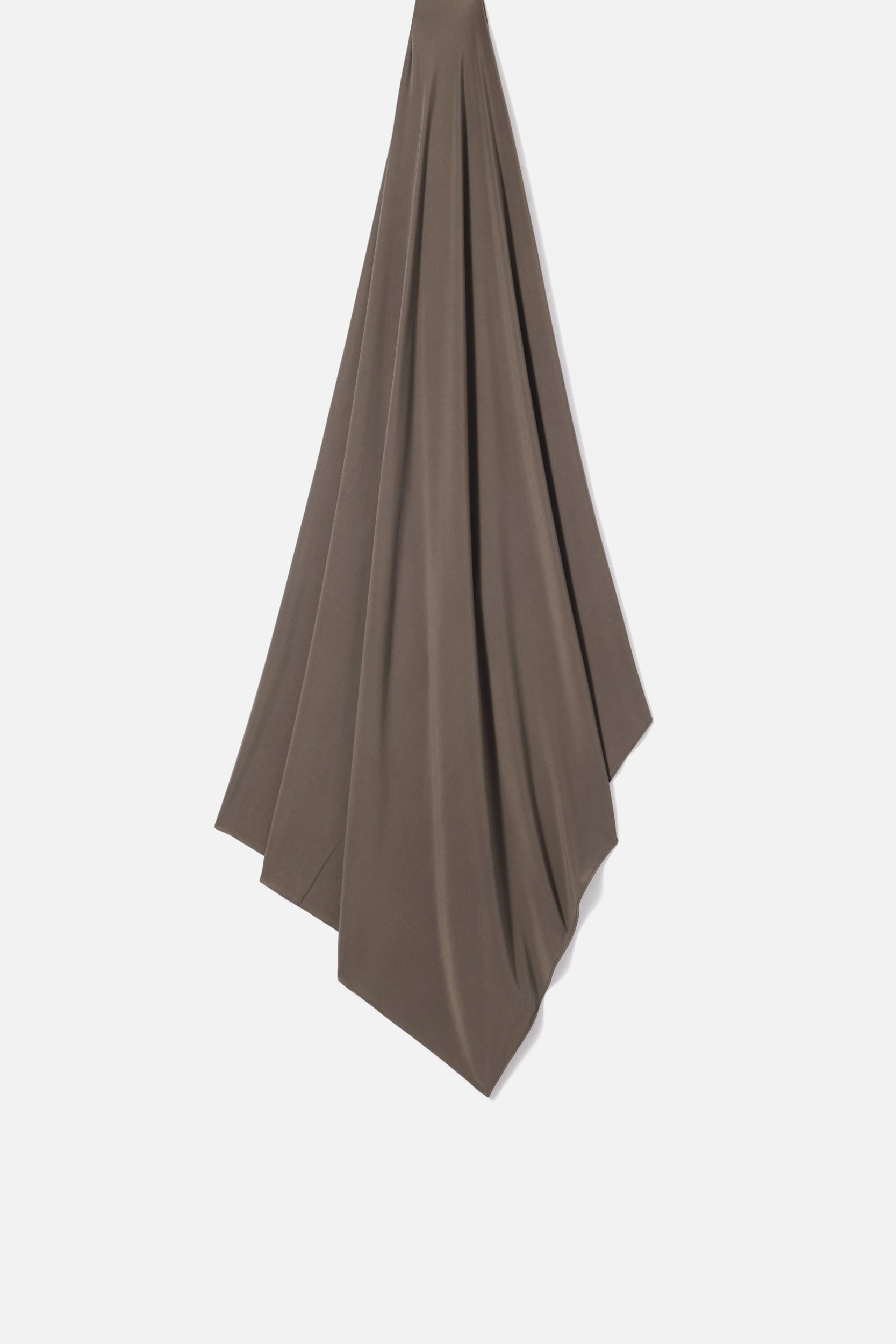 Liquid Jersey Scarf | Ash Brown