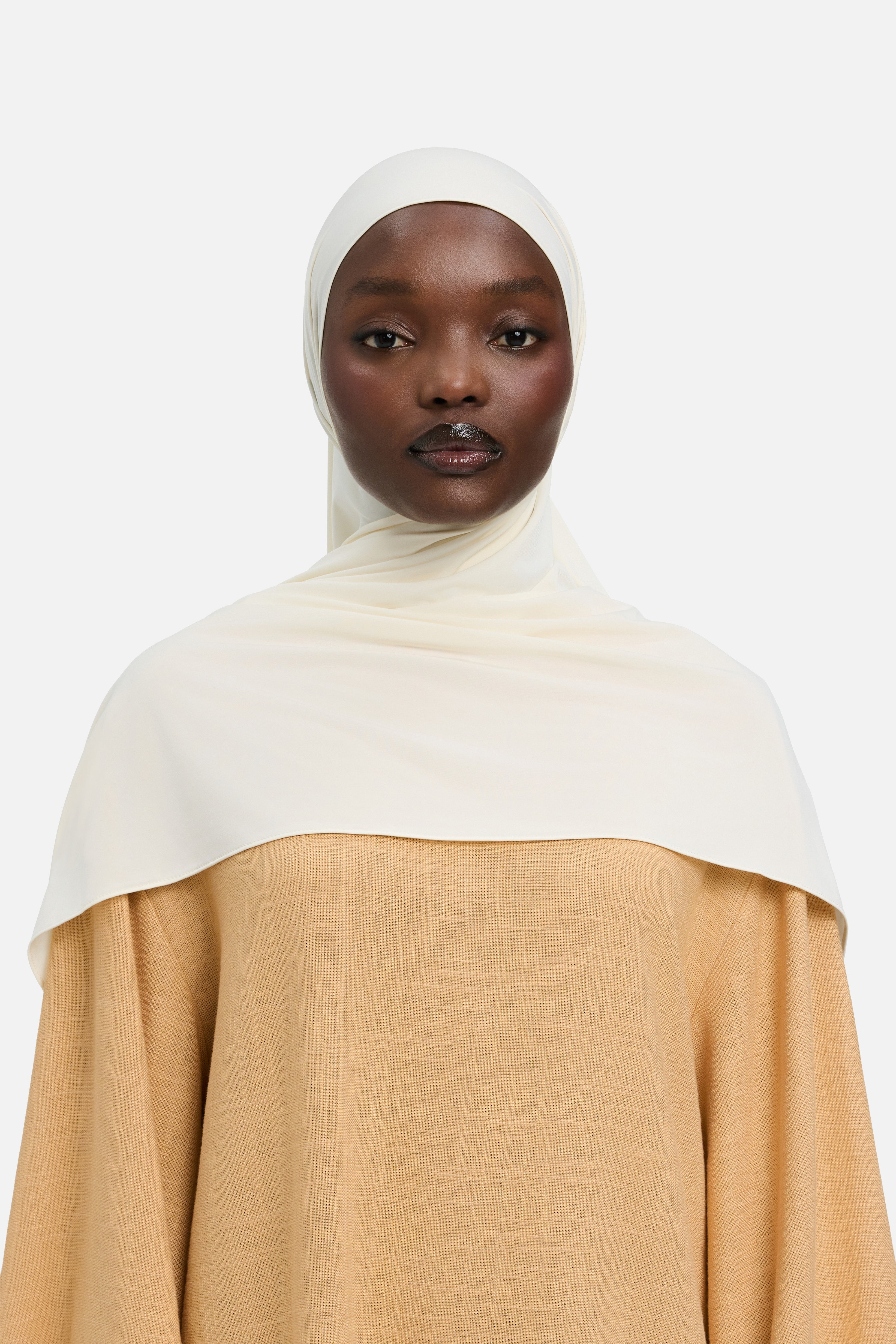 Liquid Jersey Scarf | Off White