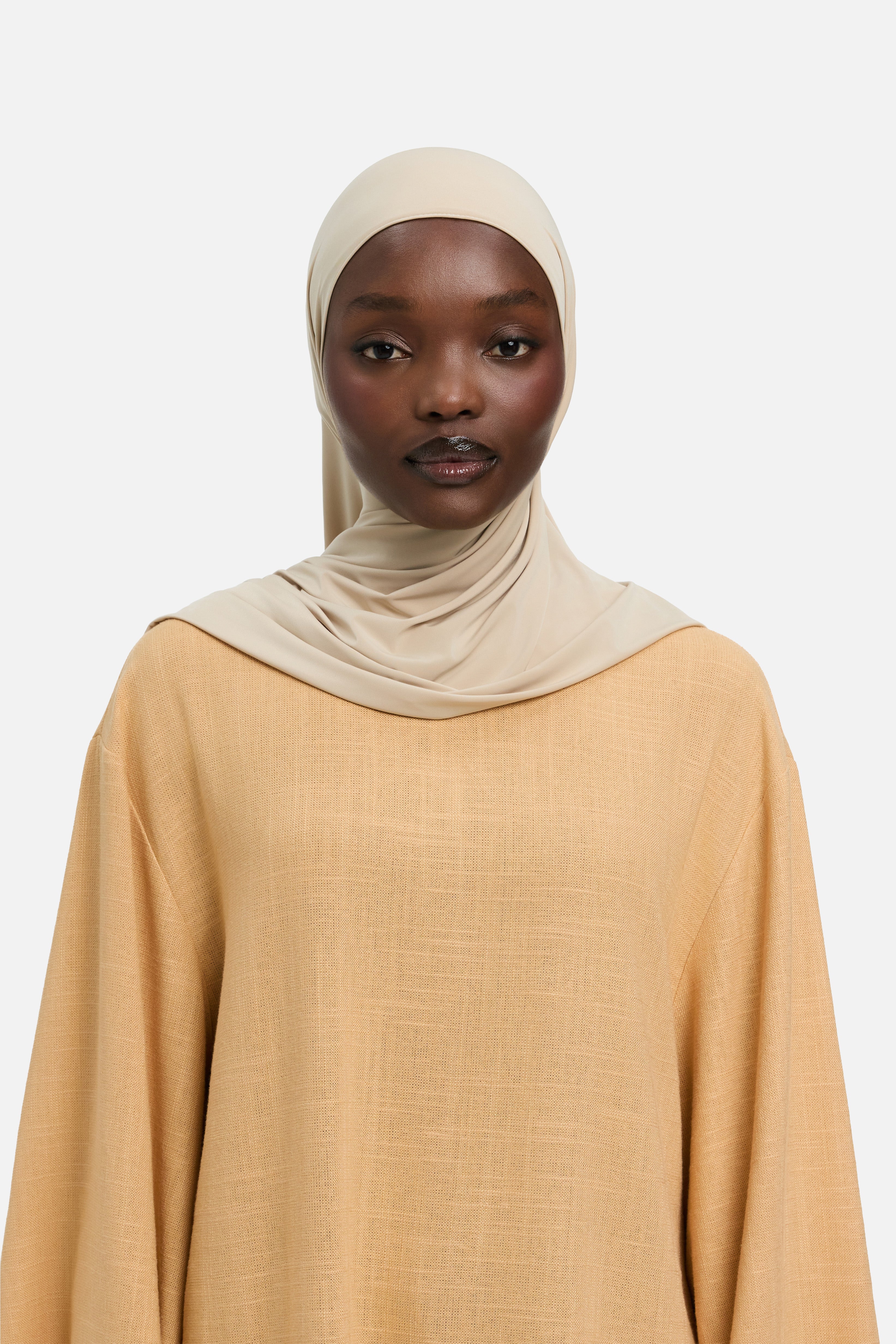 Liquid Jersey Scarf | White Pepper