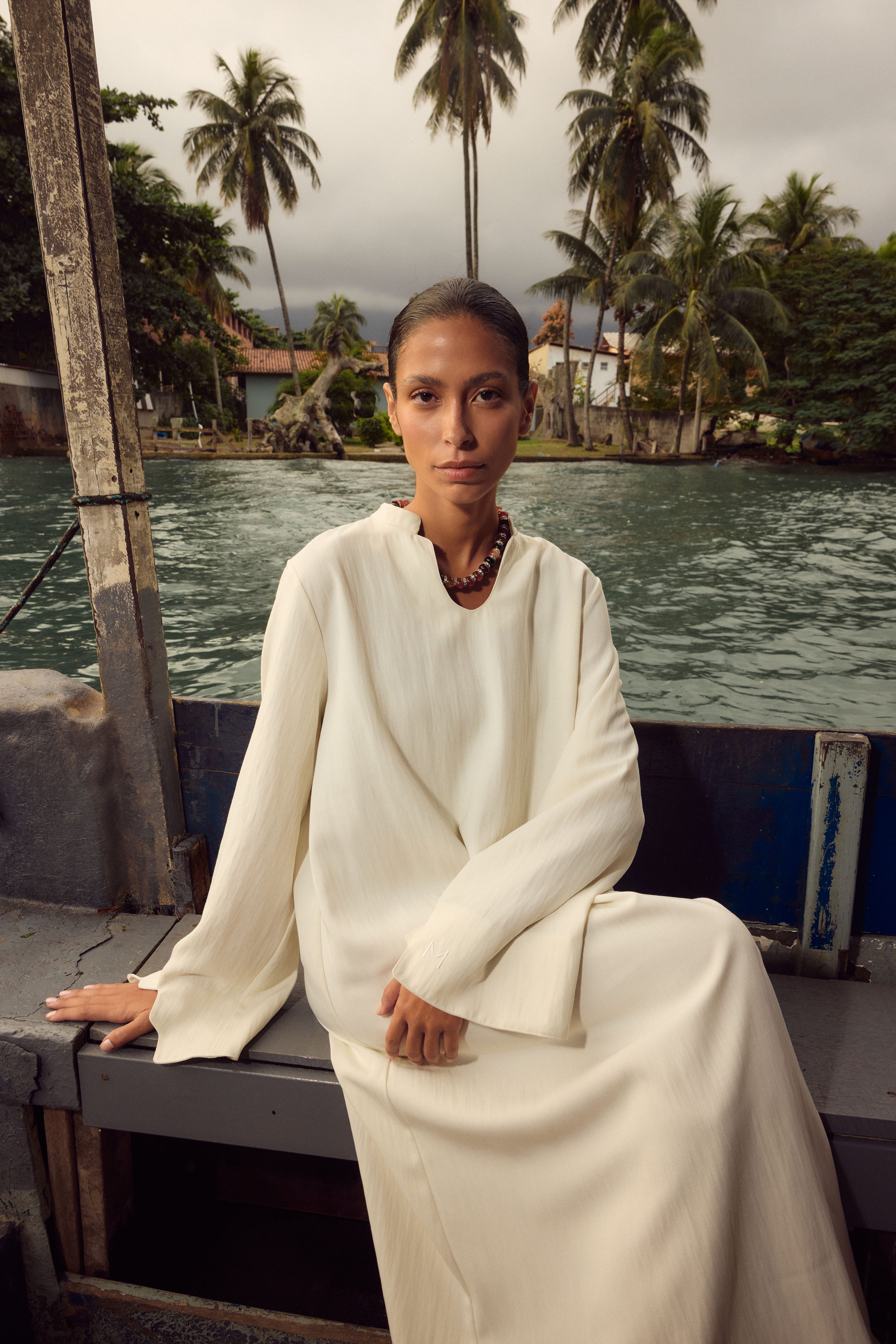 Medina Dress | Off White