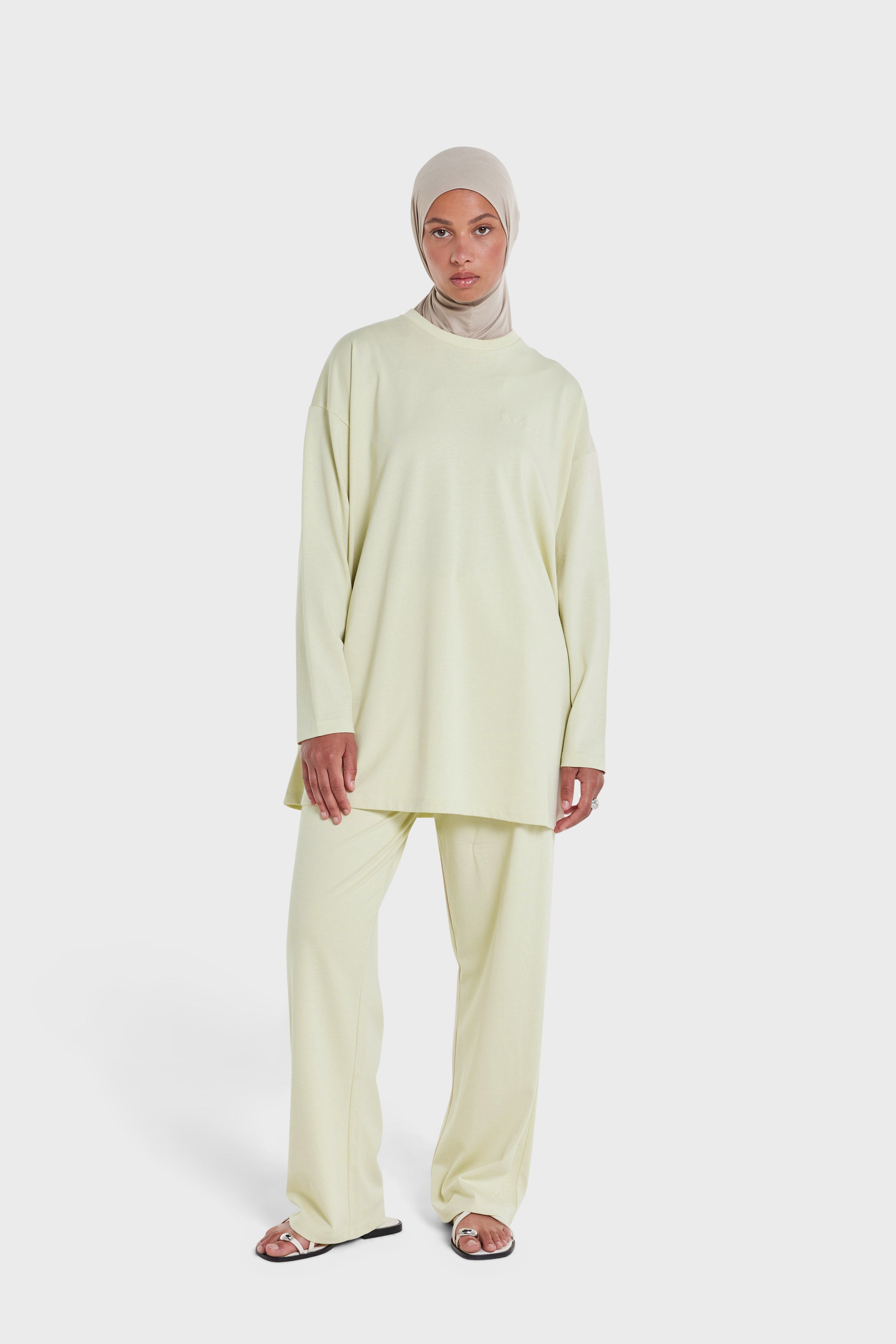 Cotton Tee | Light Moss