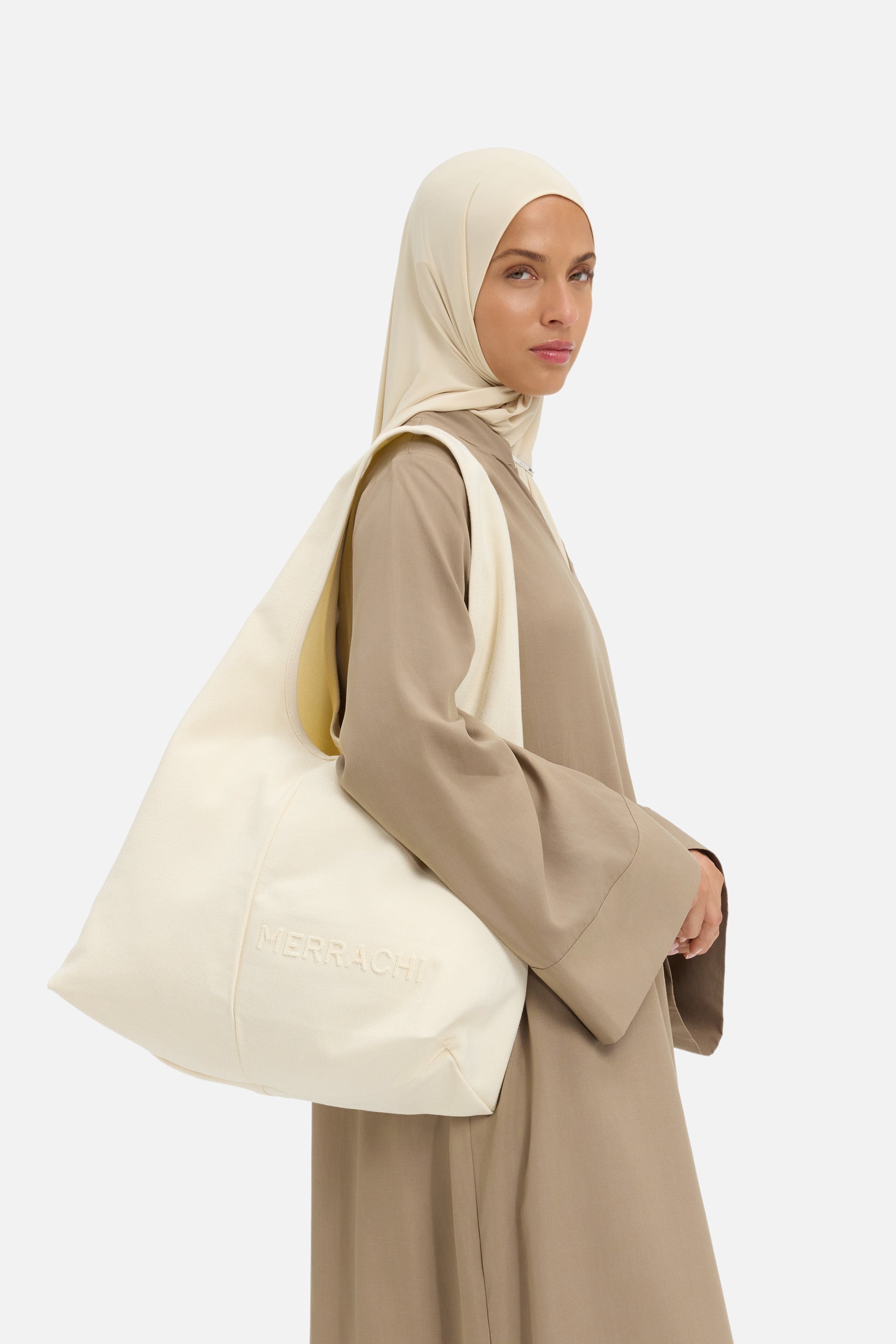 Oval Tote Bag | Off White
