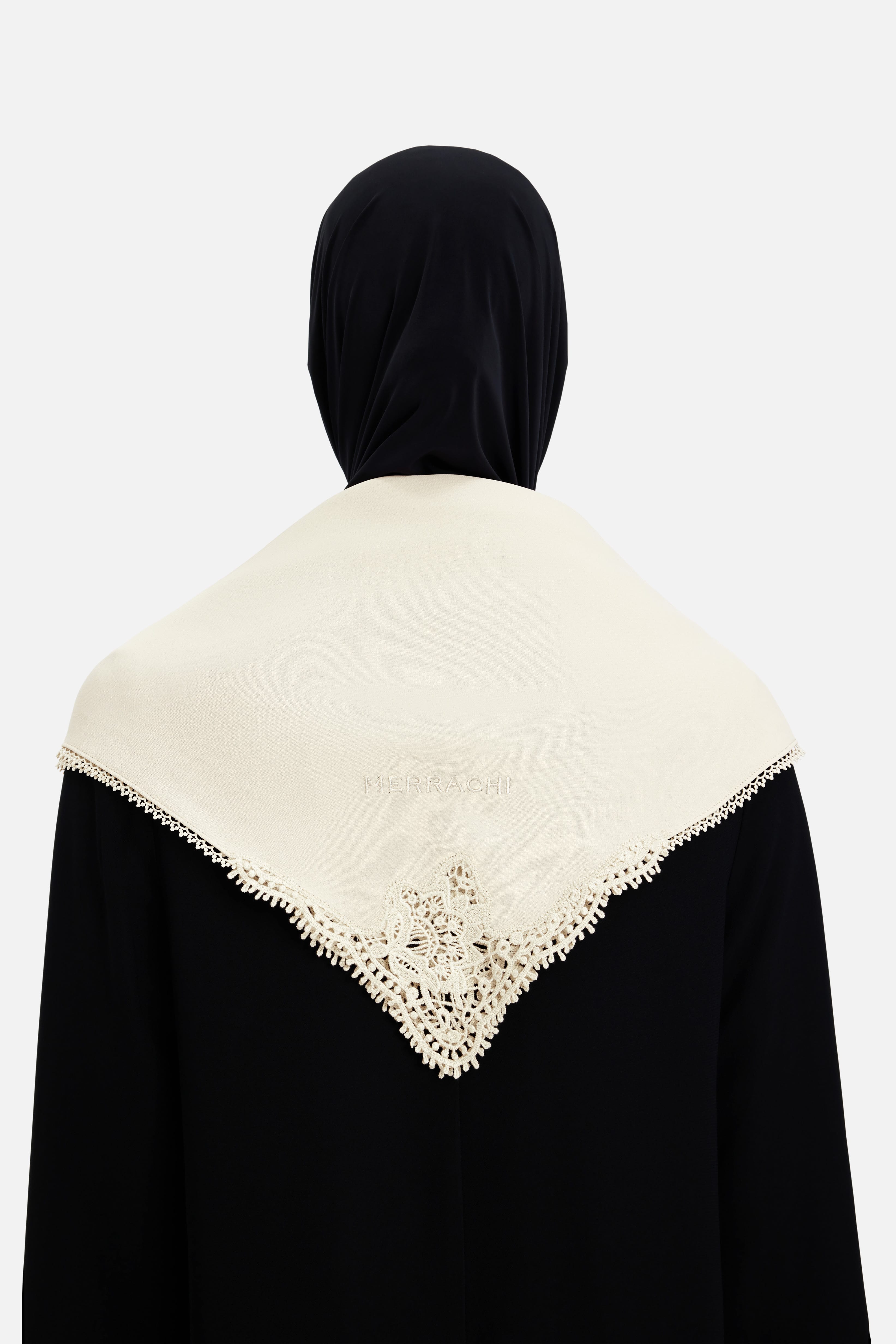 Picot Edge Bandana | Off White