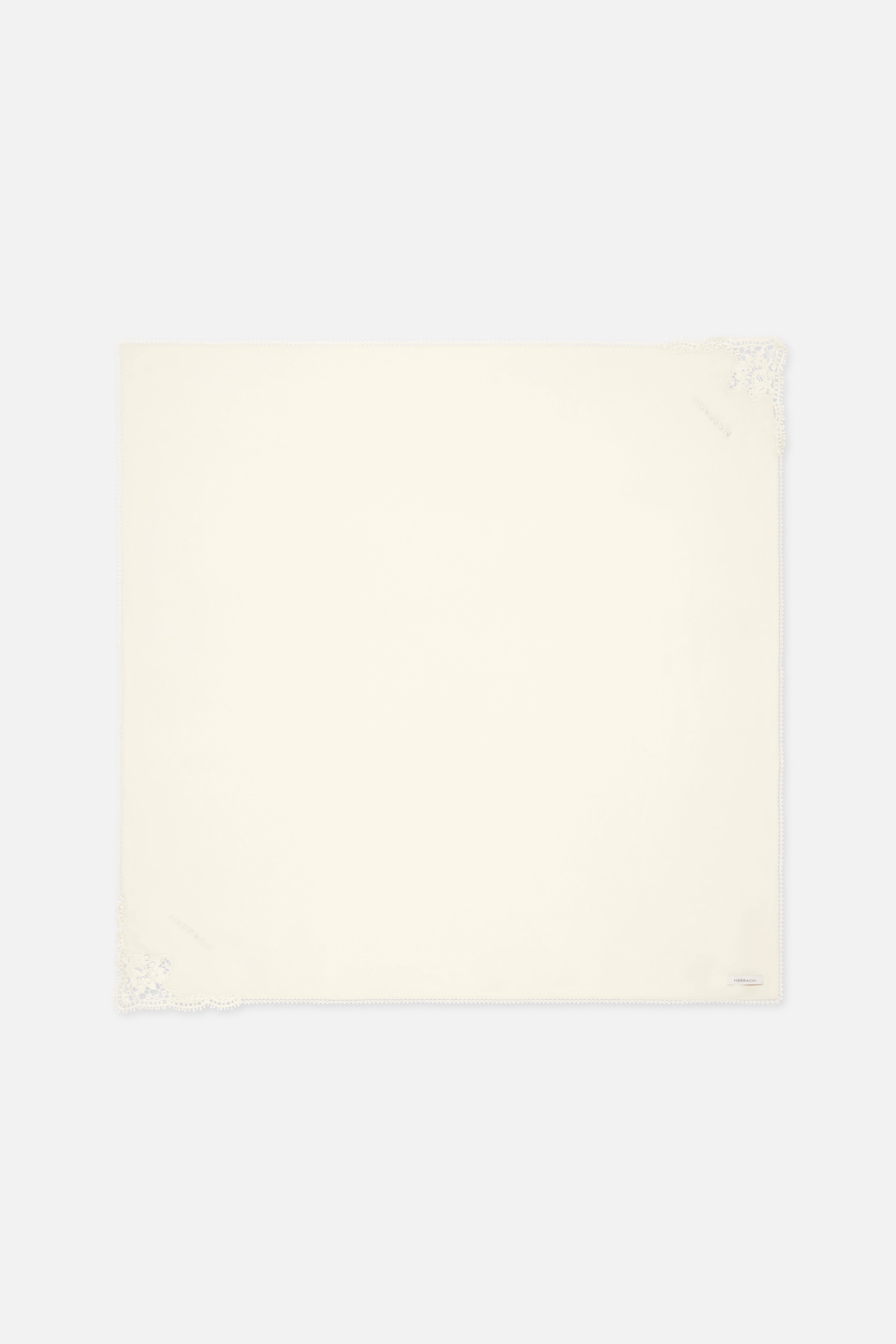 Picot Edge Bandana | Off White