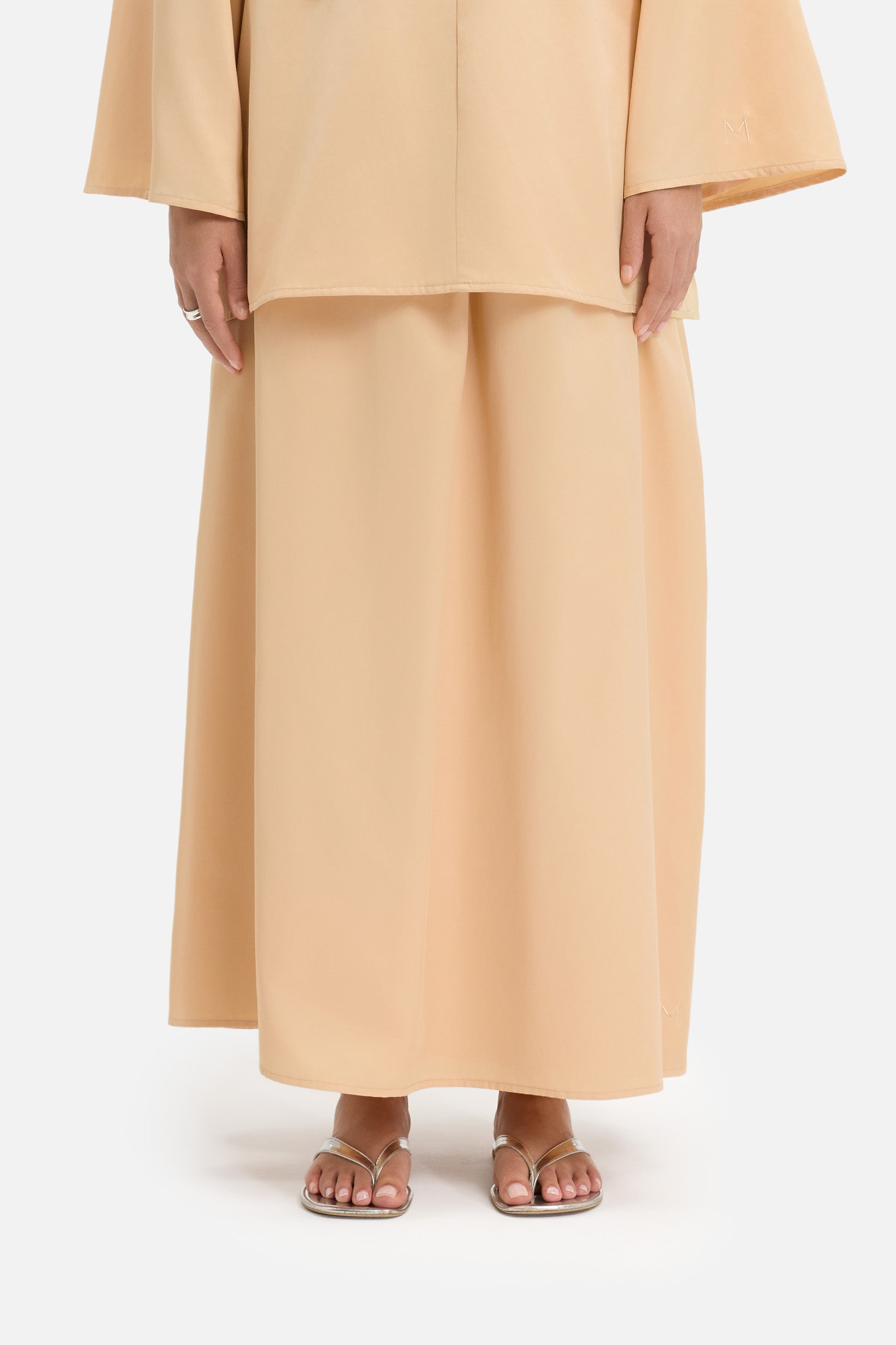 Pleated Skirt | Apricot