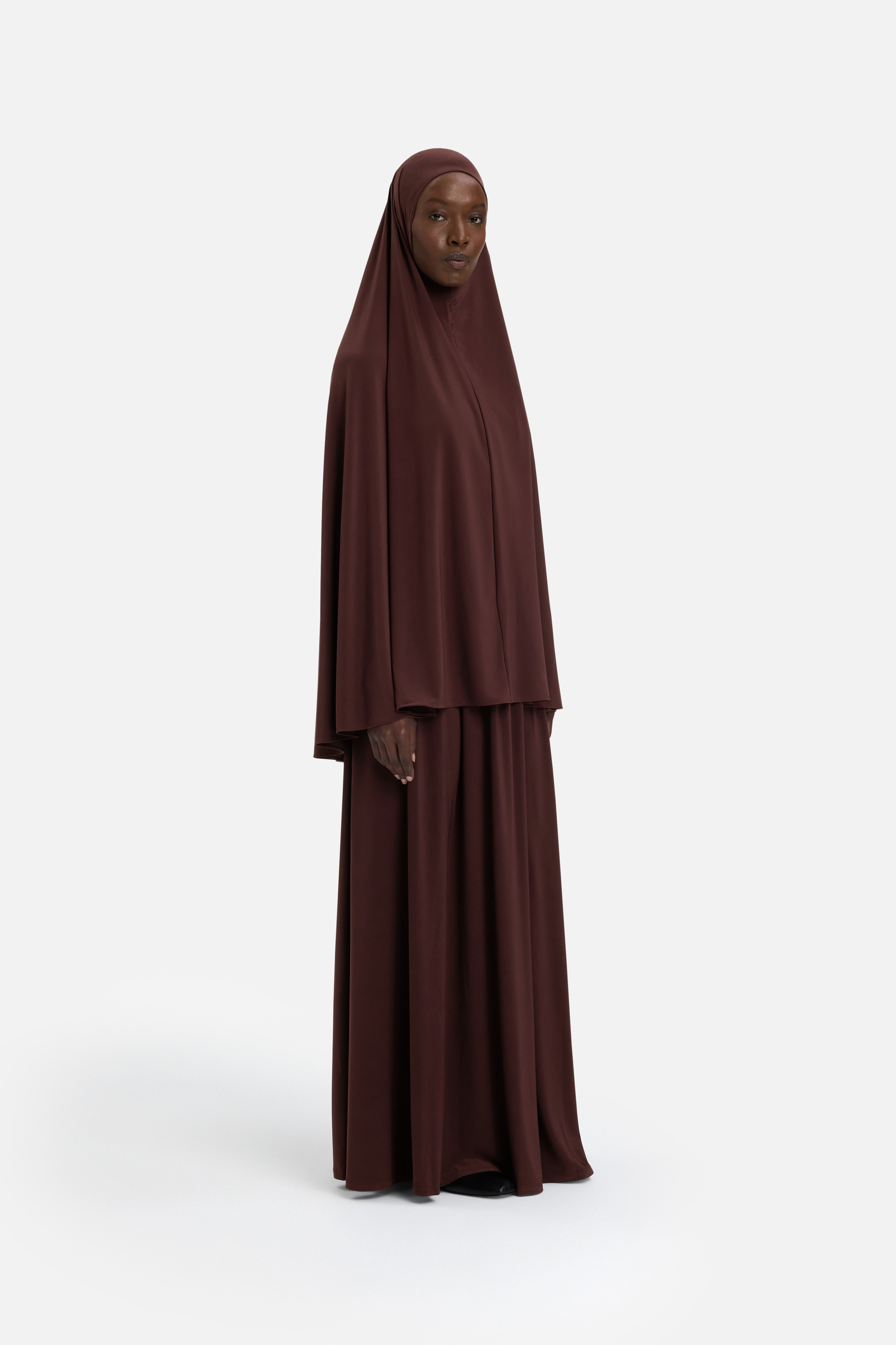 Premium Jersey Khimaar | Dark Cherry