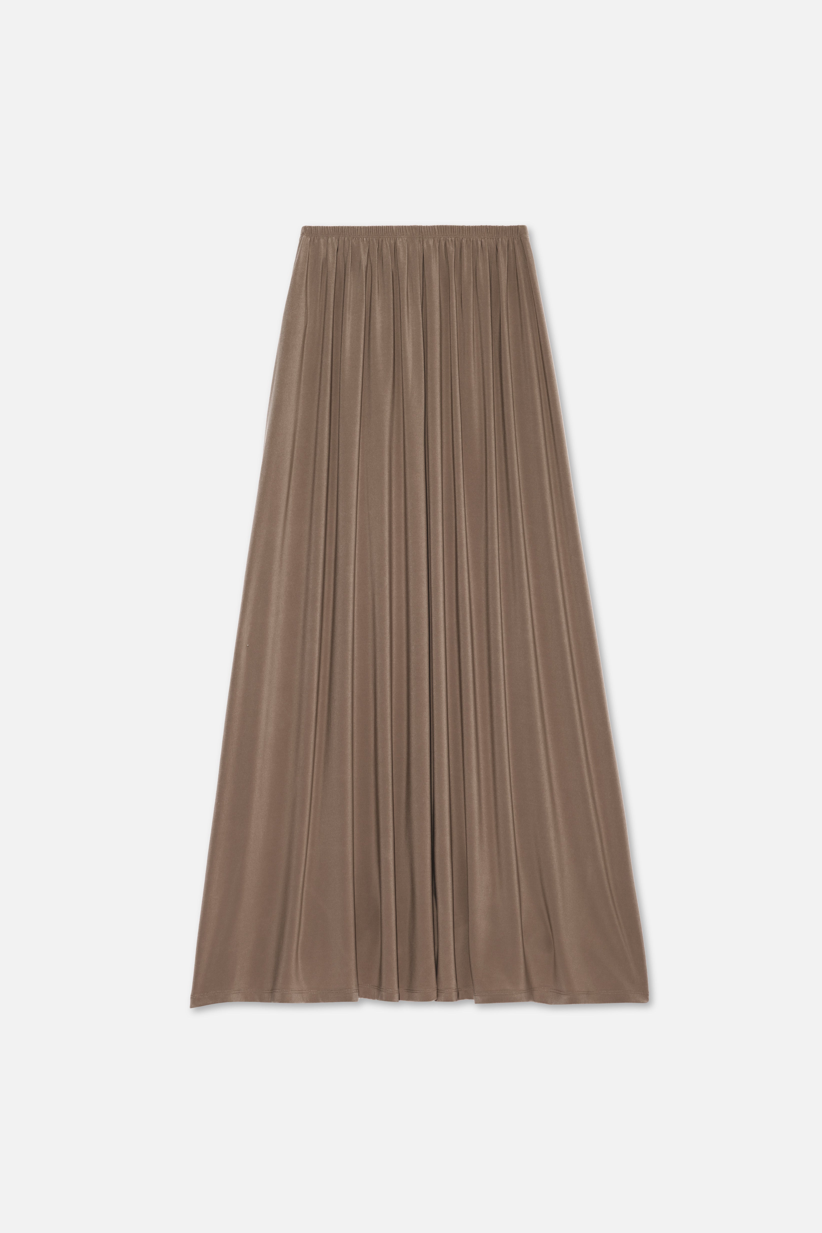 Premium Jersey Prayer Skirt | Milky Cacao