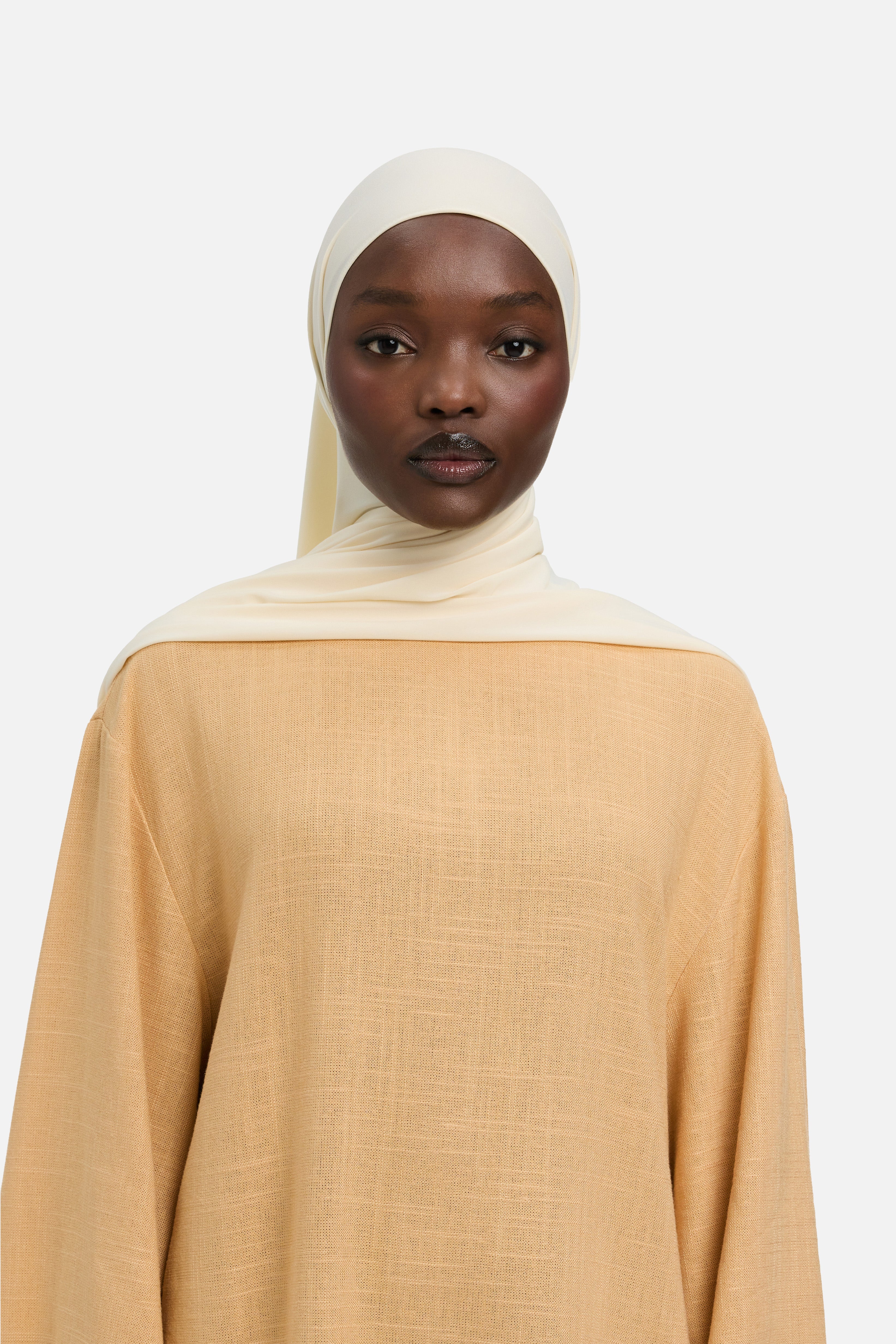 Premium Jersey Scarf | Light Cashew