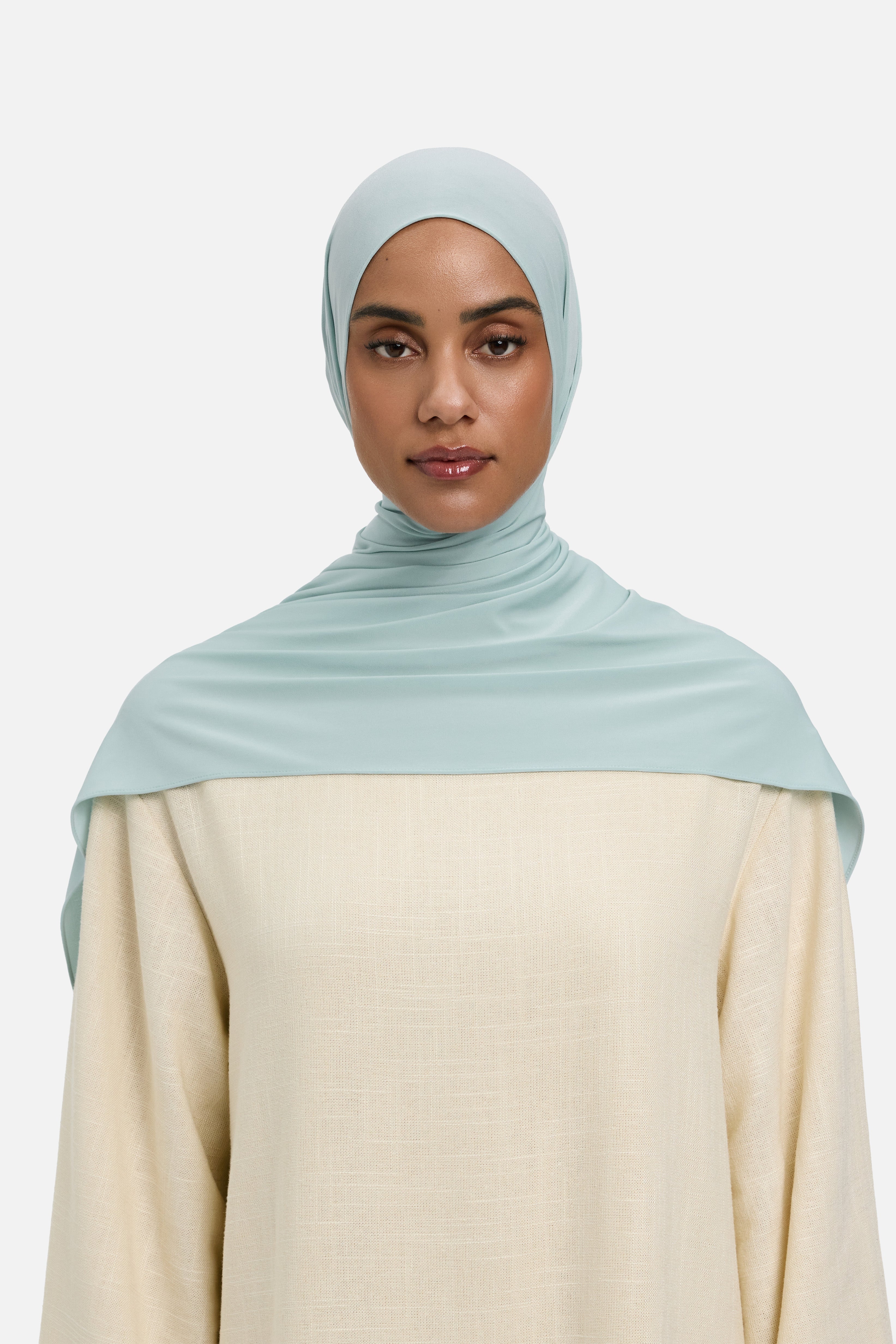 Premium Jersey Scarf | Misty Blue