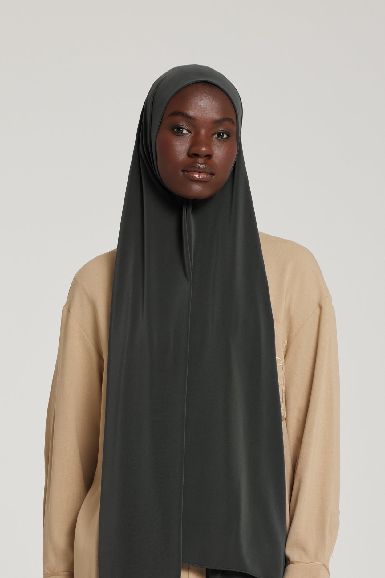Premium Jersey Scarf | Dark Grey
