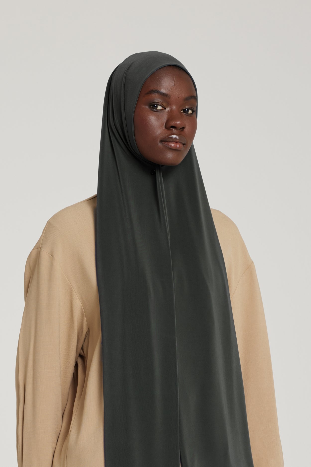 Premium Jersey Scarf | Dark Grey