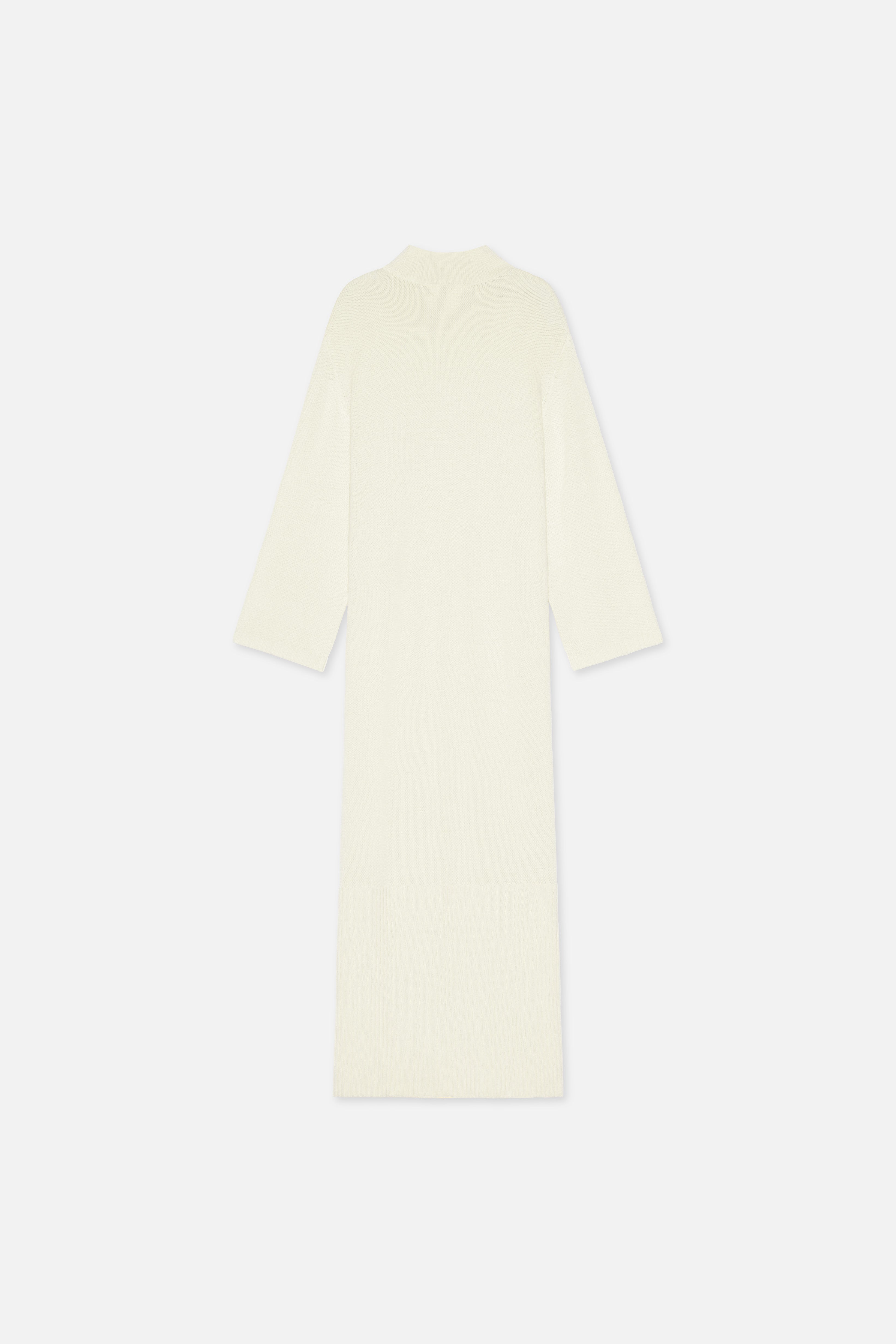 Ribbed Knit Dress | Porcelain