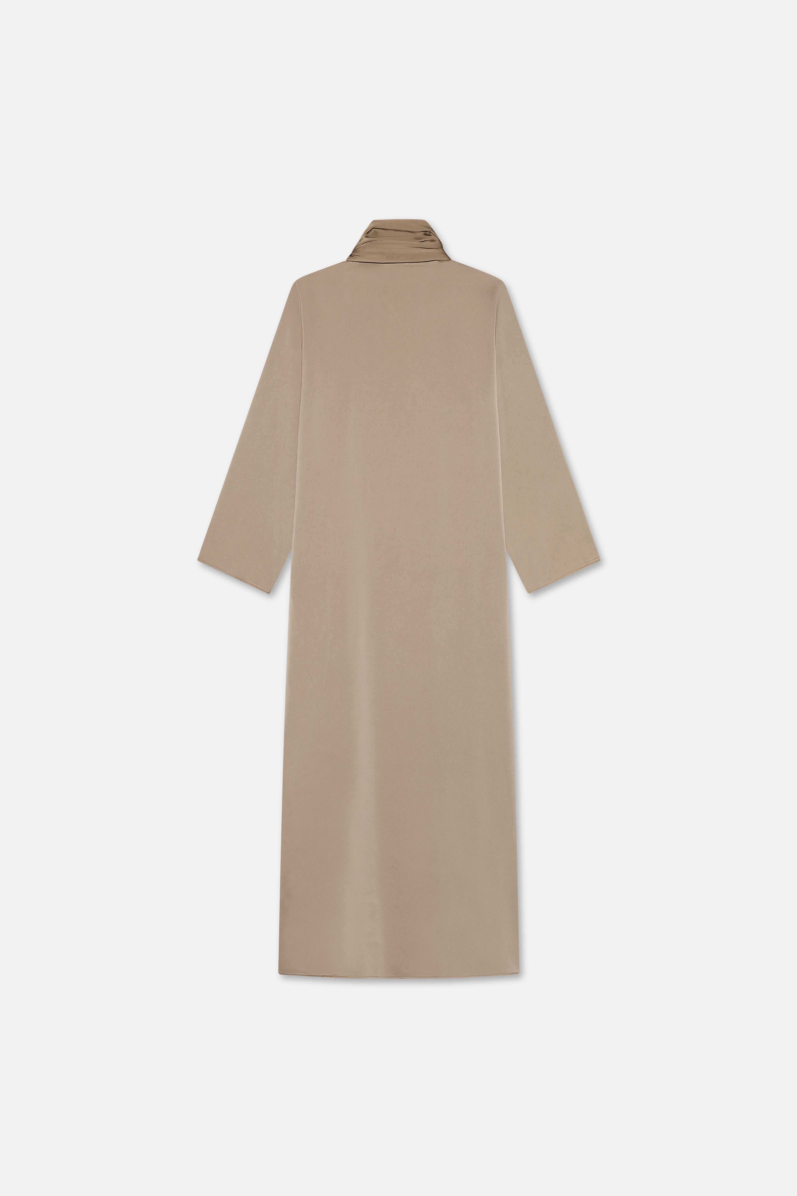 Shawl Dress | Khaki