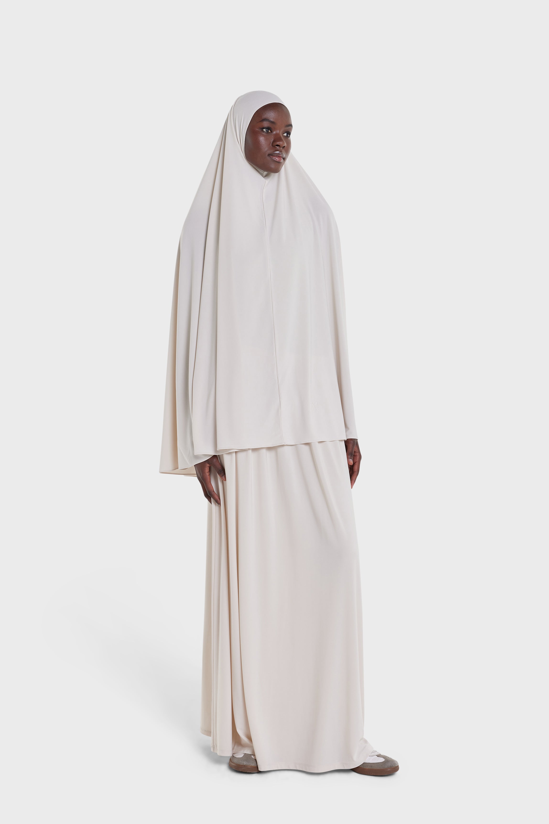 Premium Jersey Khimaar | Moon Grey