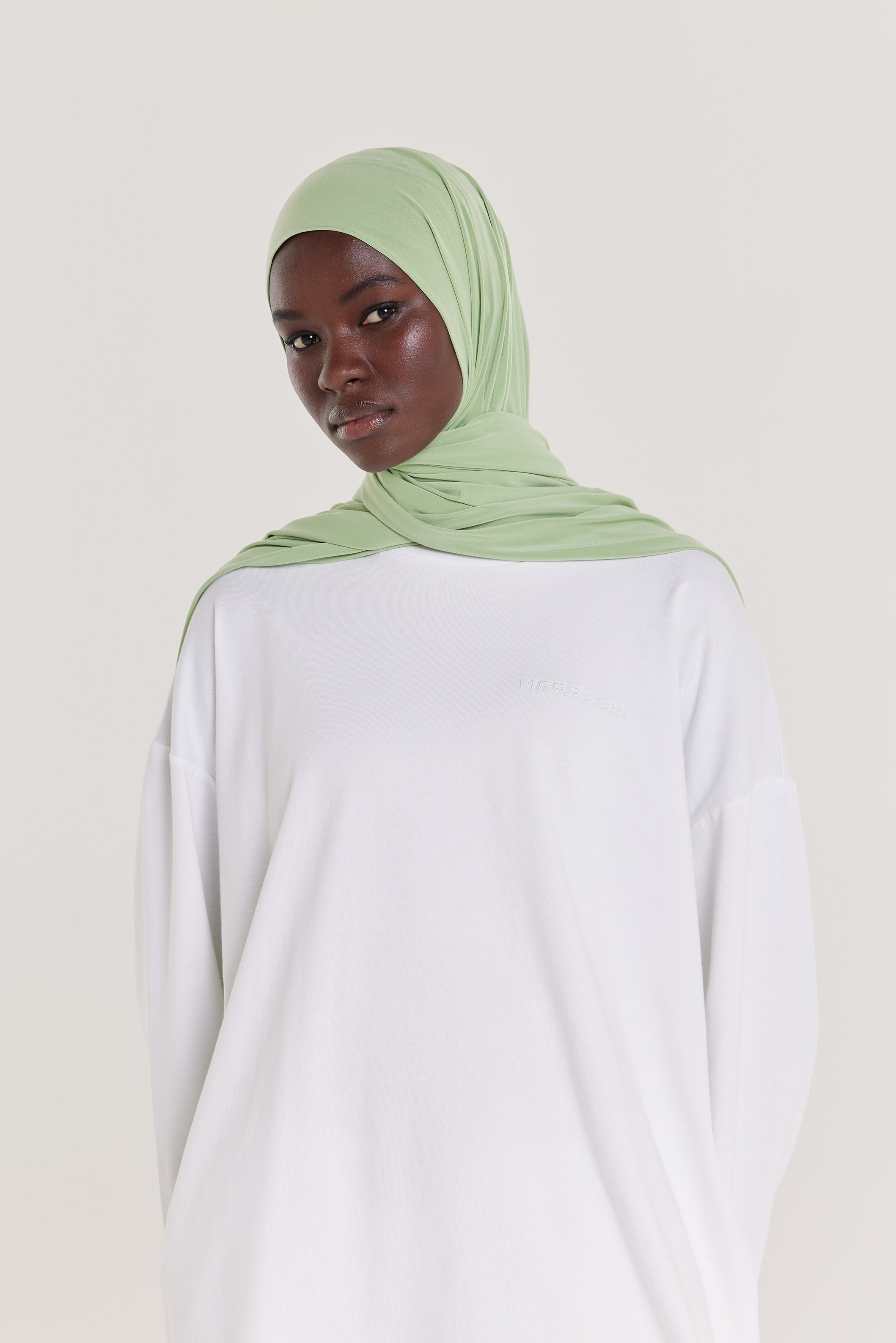 Premium Jersey Scarf | Moroccan Mint