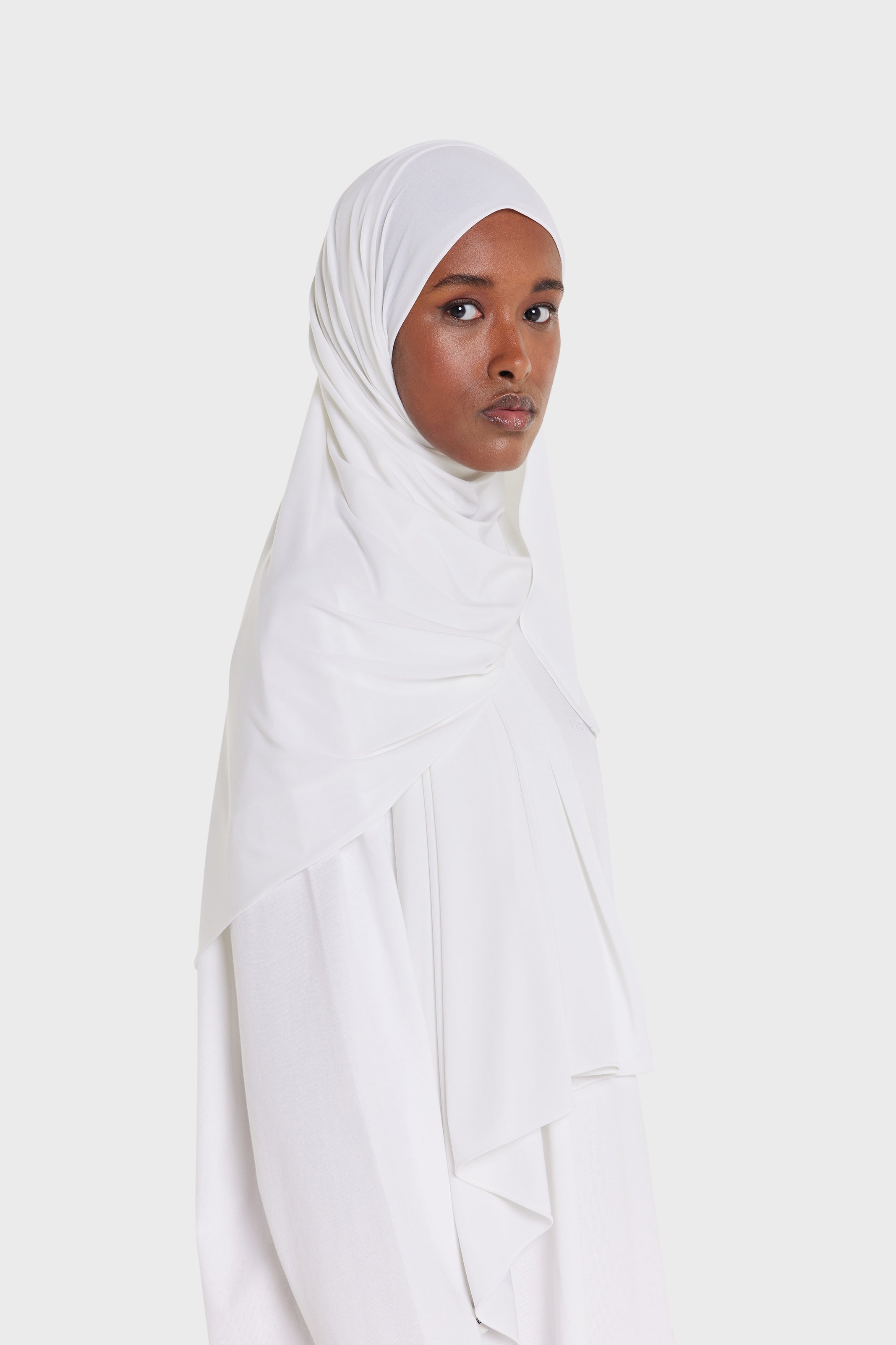 Premium Jersey Scarf | White